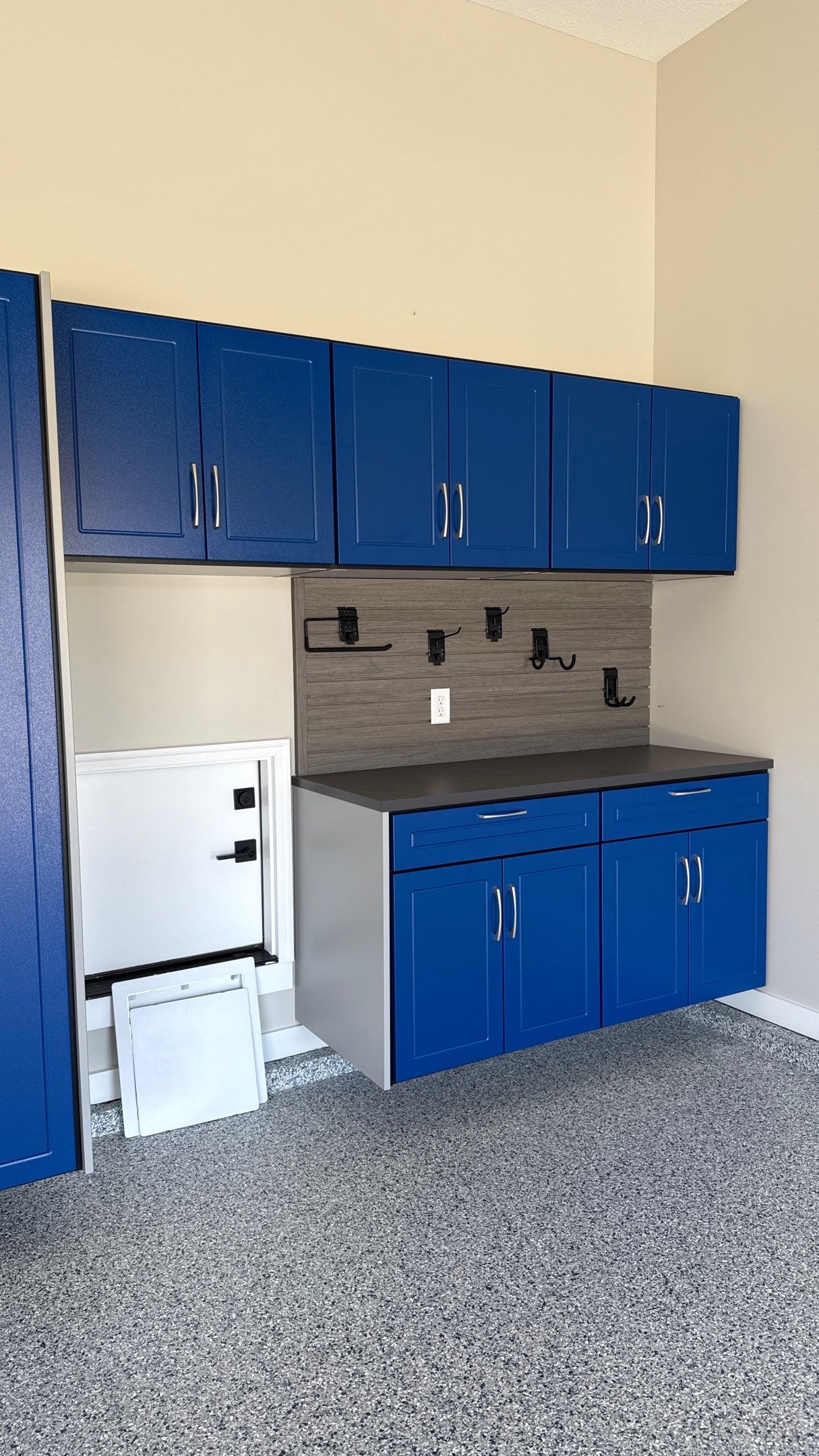 Rachael New Floor and Storage Makes All the Difference by Banner Garage