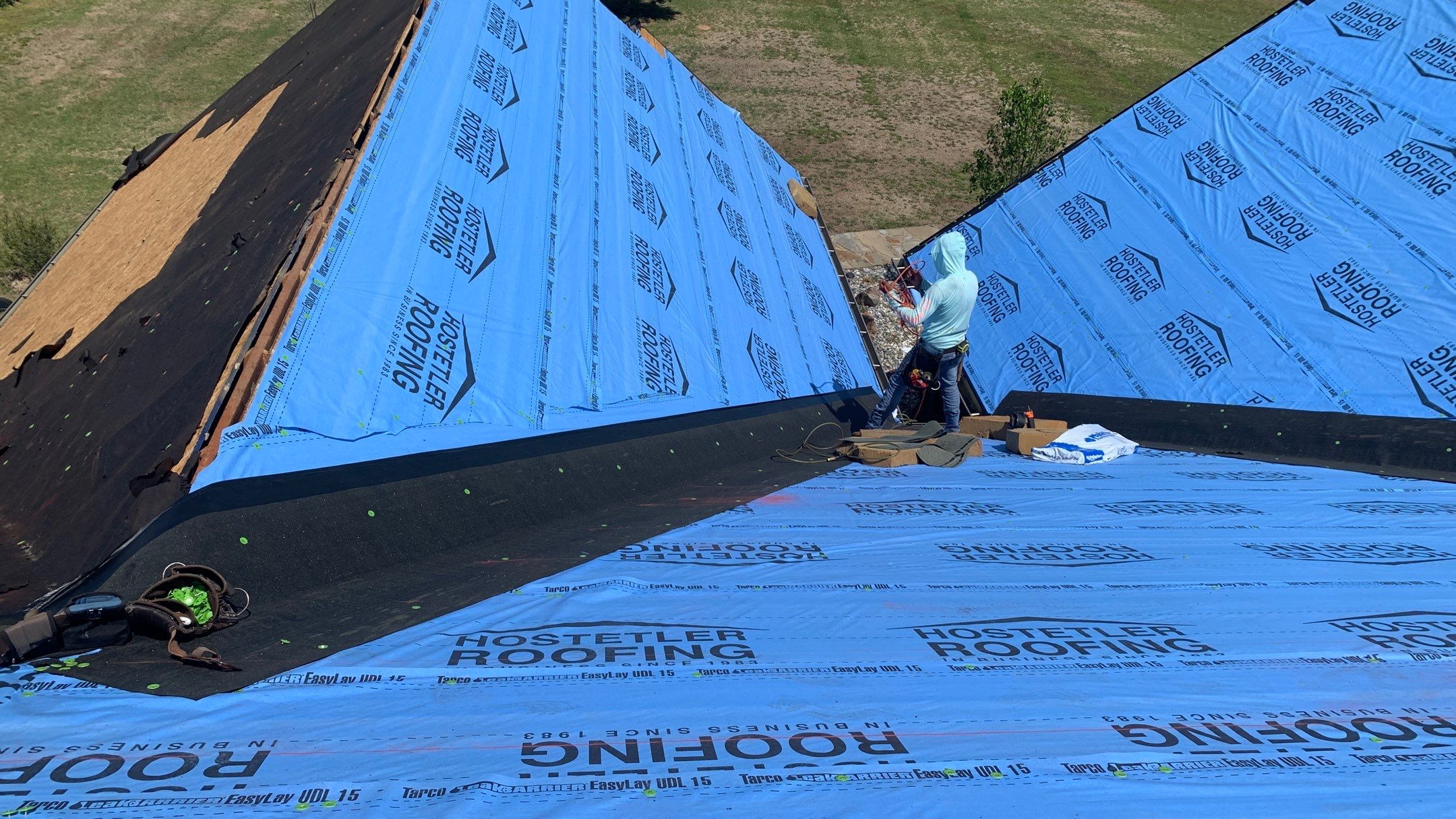 Residential Shingle Reroof using Malarkey Vista by Hostetler Roofing
