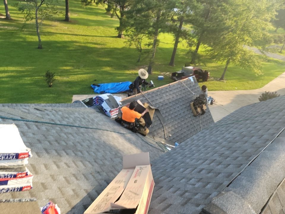 Residential Roofing Installation using Roof Replacement by American Roofing & Construction LLC