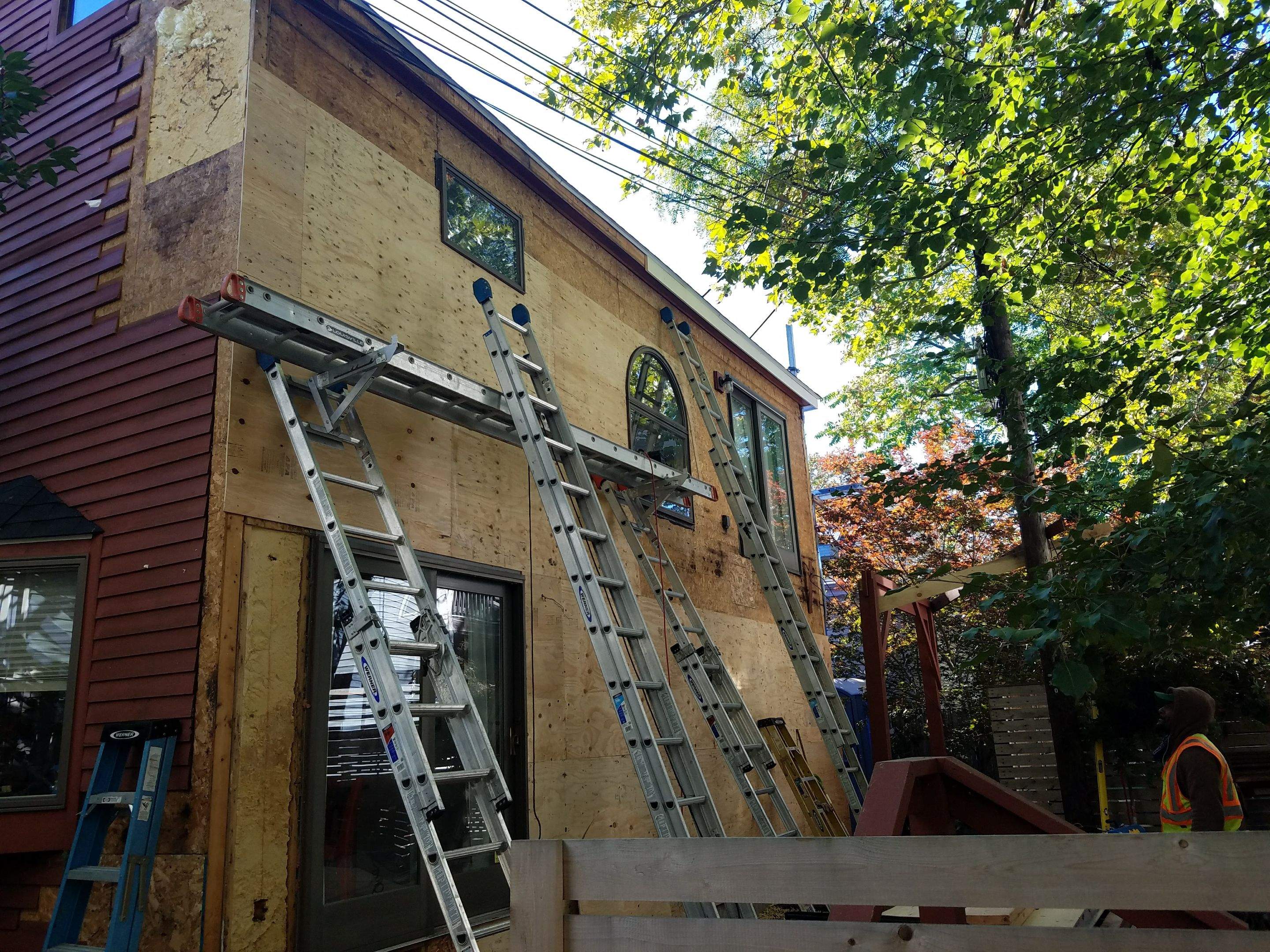 Siding Installation using Cedar Clapboard by Loyalty Exterior Solutions 