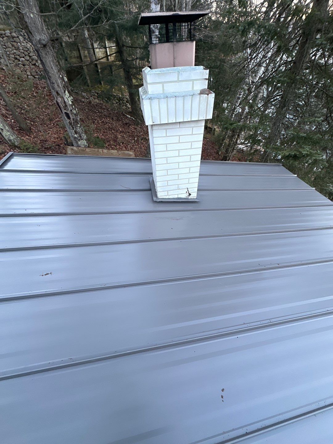 Standing Seam Roof using Standing Seam Metal 26 Guage by Total Restoration Services