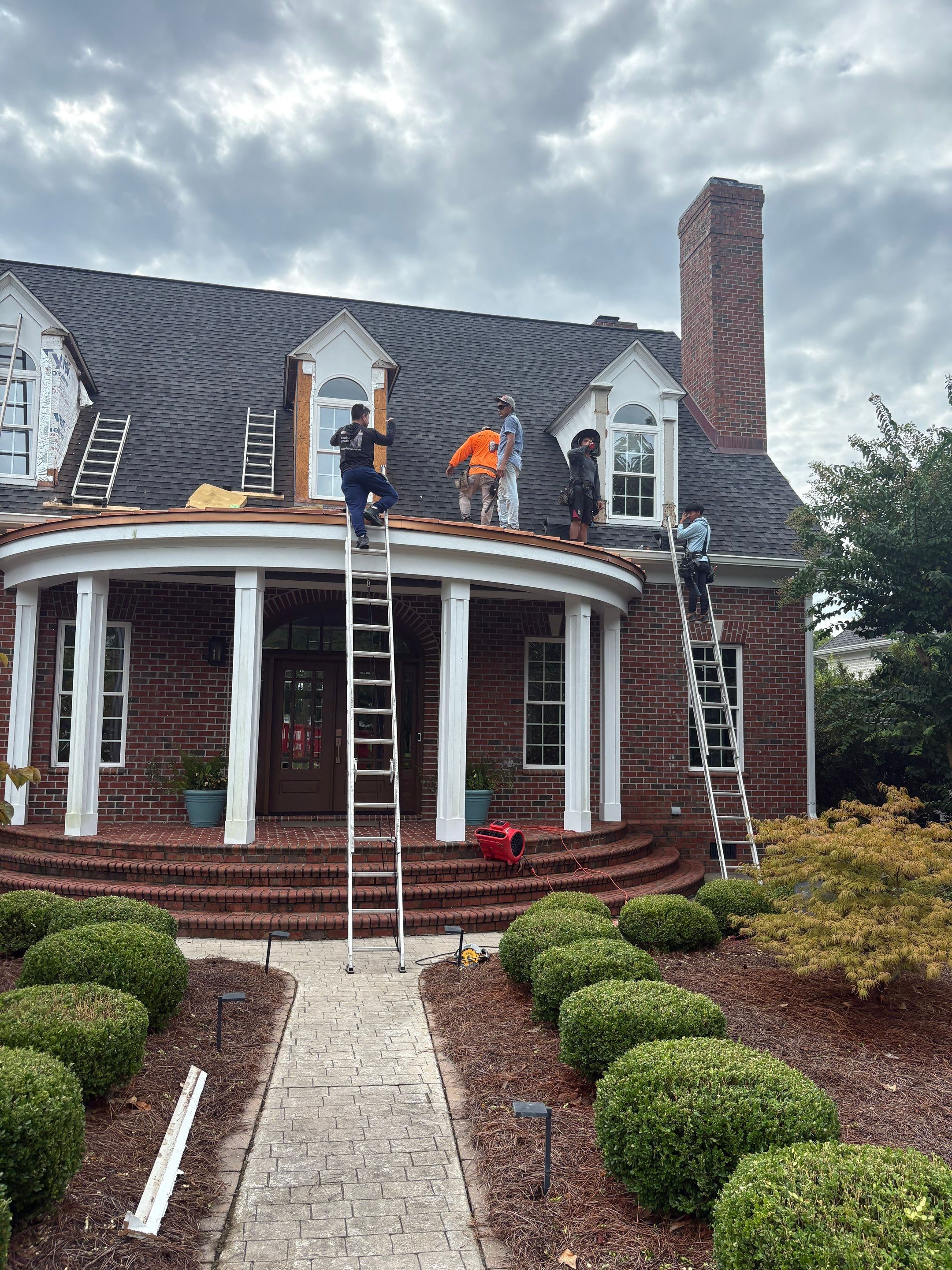 Southport Dormer Siding Replacement and Architectural Trim Restoration by Ideal Siding Wilmington, NC
