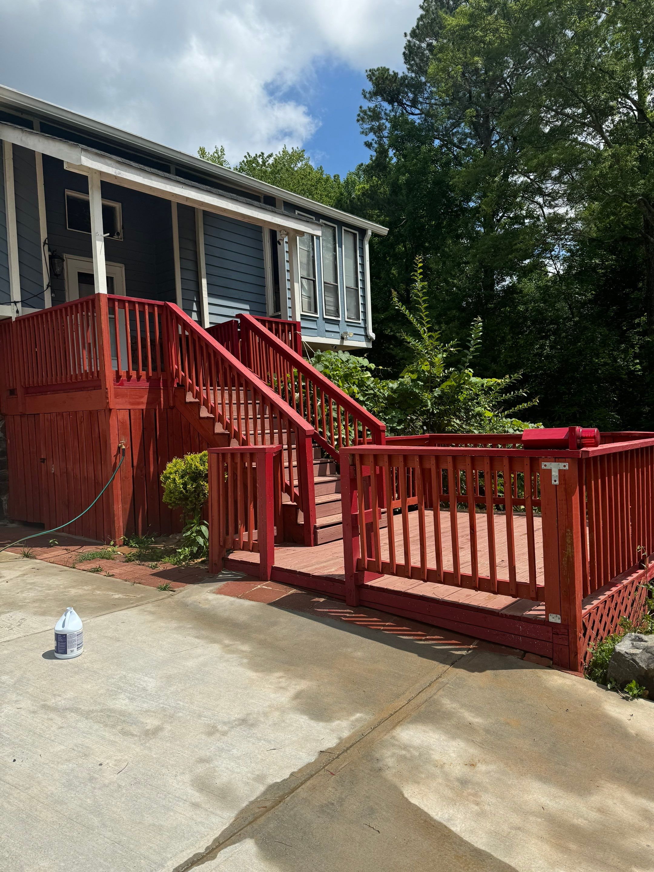 Multi-Level Deck Refinishing and Wood Staining in Duluth by Swift Home Renovations