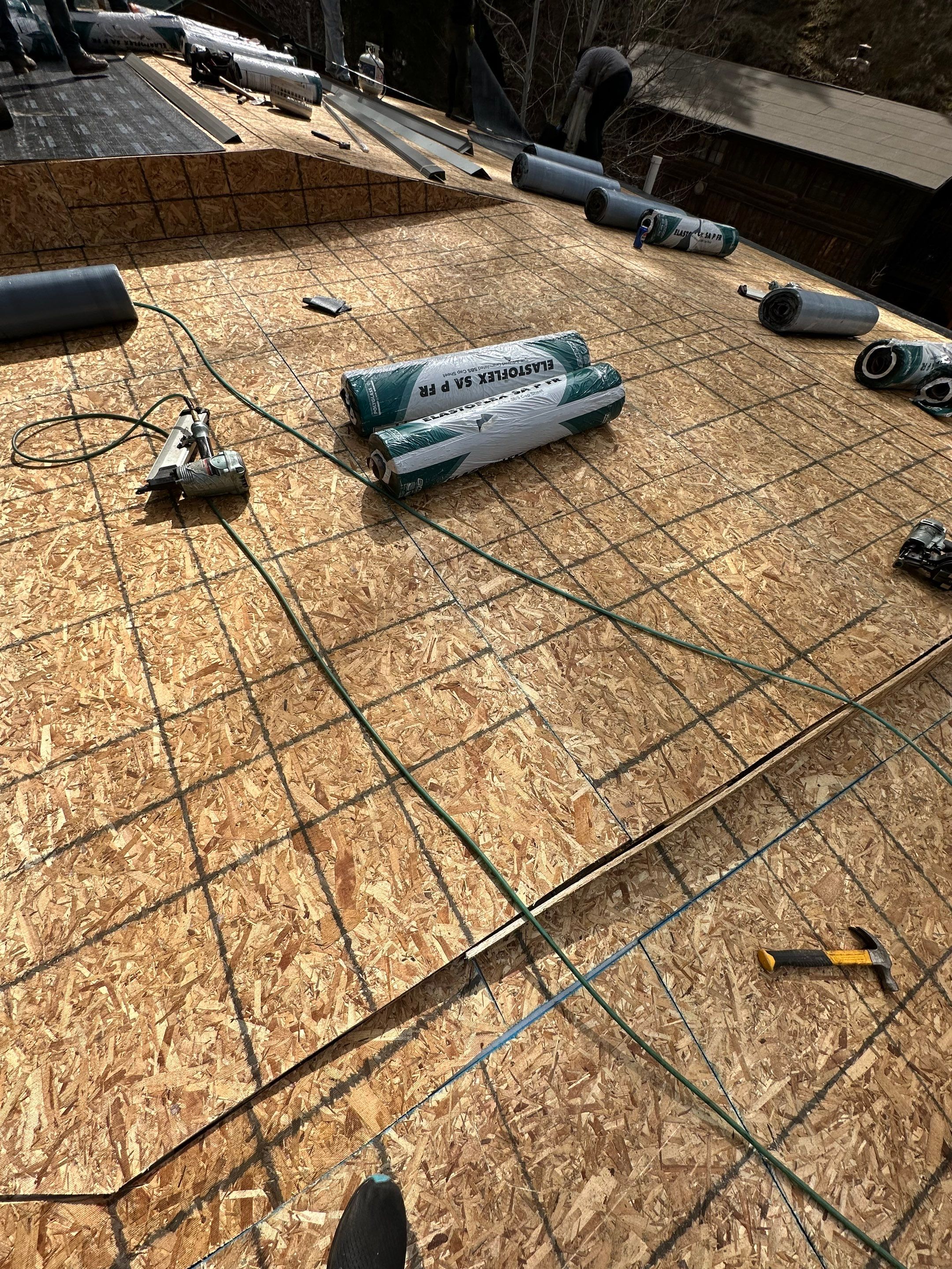 Residential Roofing Installation using Modified Bitumen Roofing by Blue Peaks Roofing LLC 