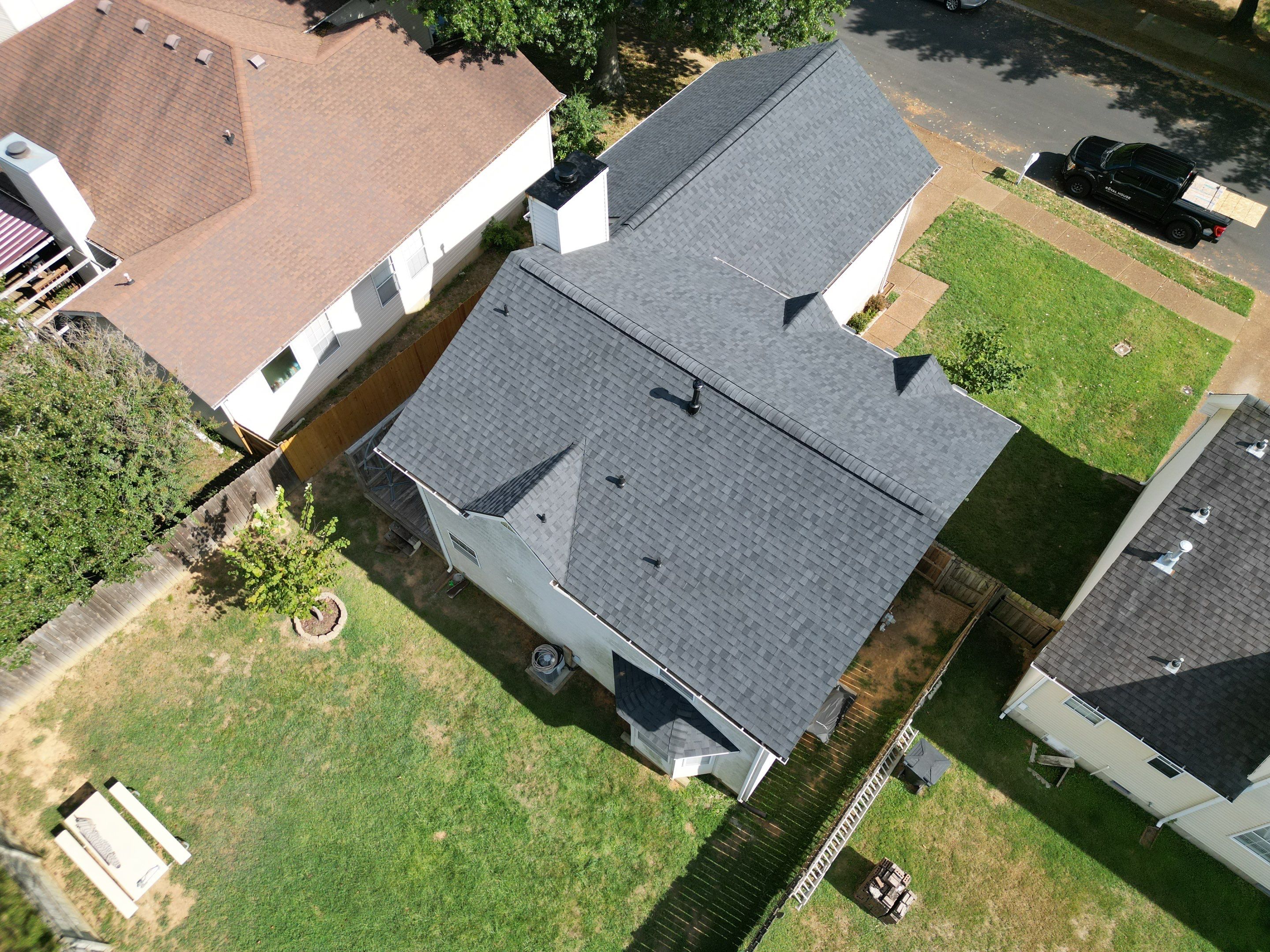 Moire Black Re-Roof by Royal House LLC