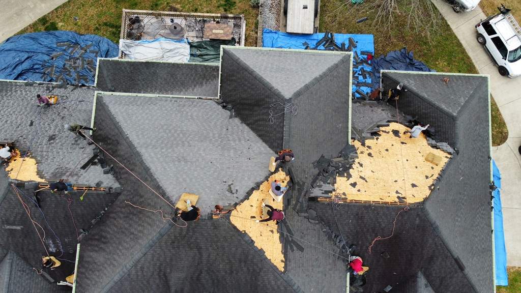 Commercial Roofing Installation using GAF HDZ Roofing System  by Undersun Roofing 
