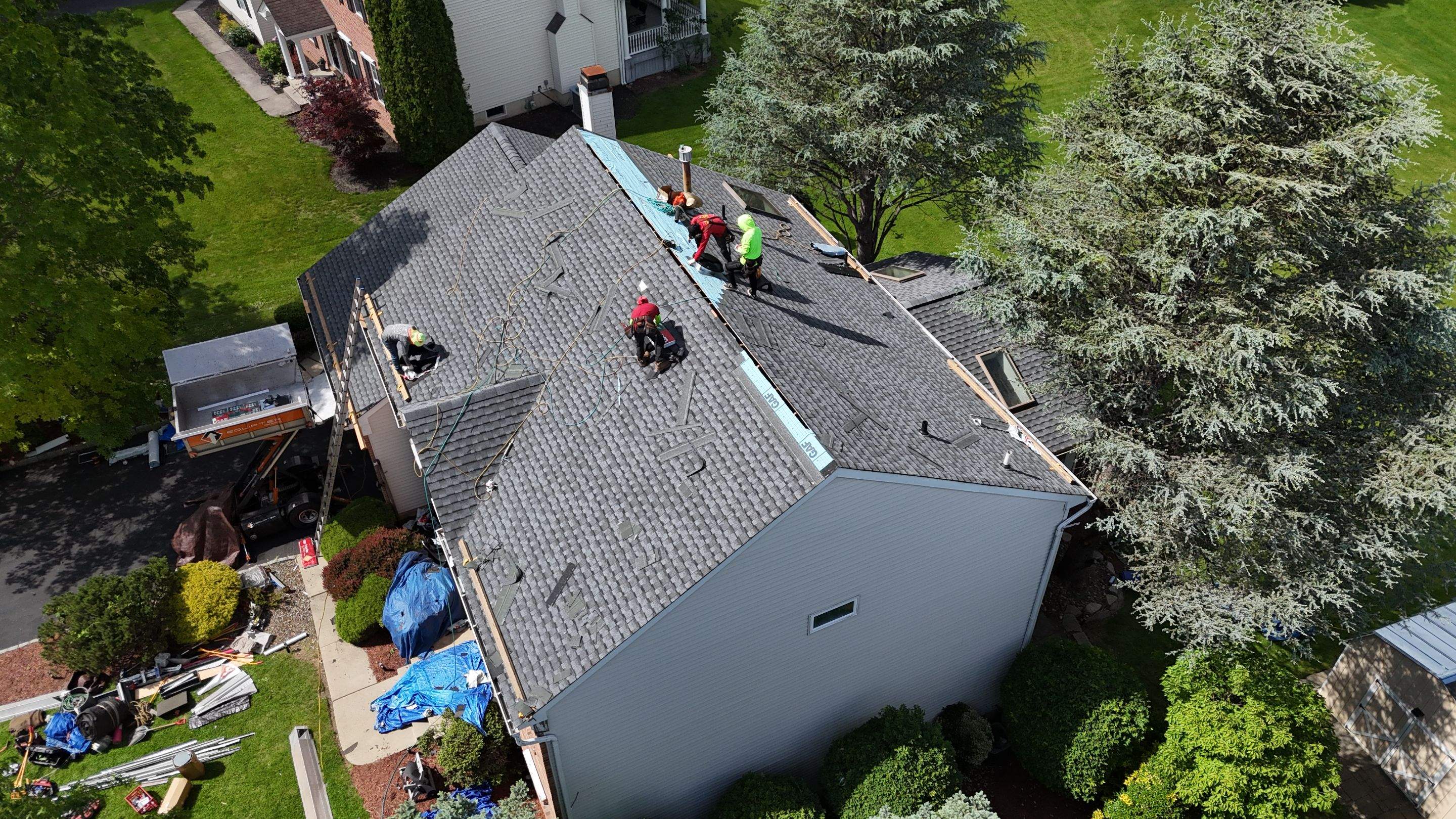 Roof Project in Stewartsville, NJ by All State Home Improvement Inc.