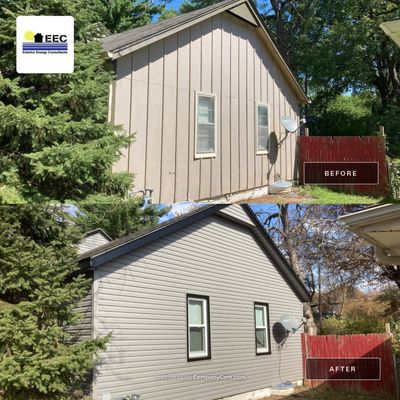 Siding Installation using Exterior Portfolio Vinyl Siding