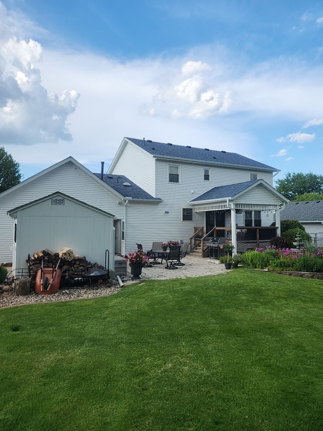 5" Gutters in Lakeville by Next Level Seamless Gutters / Exteriors Inc.