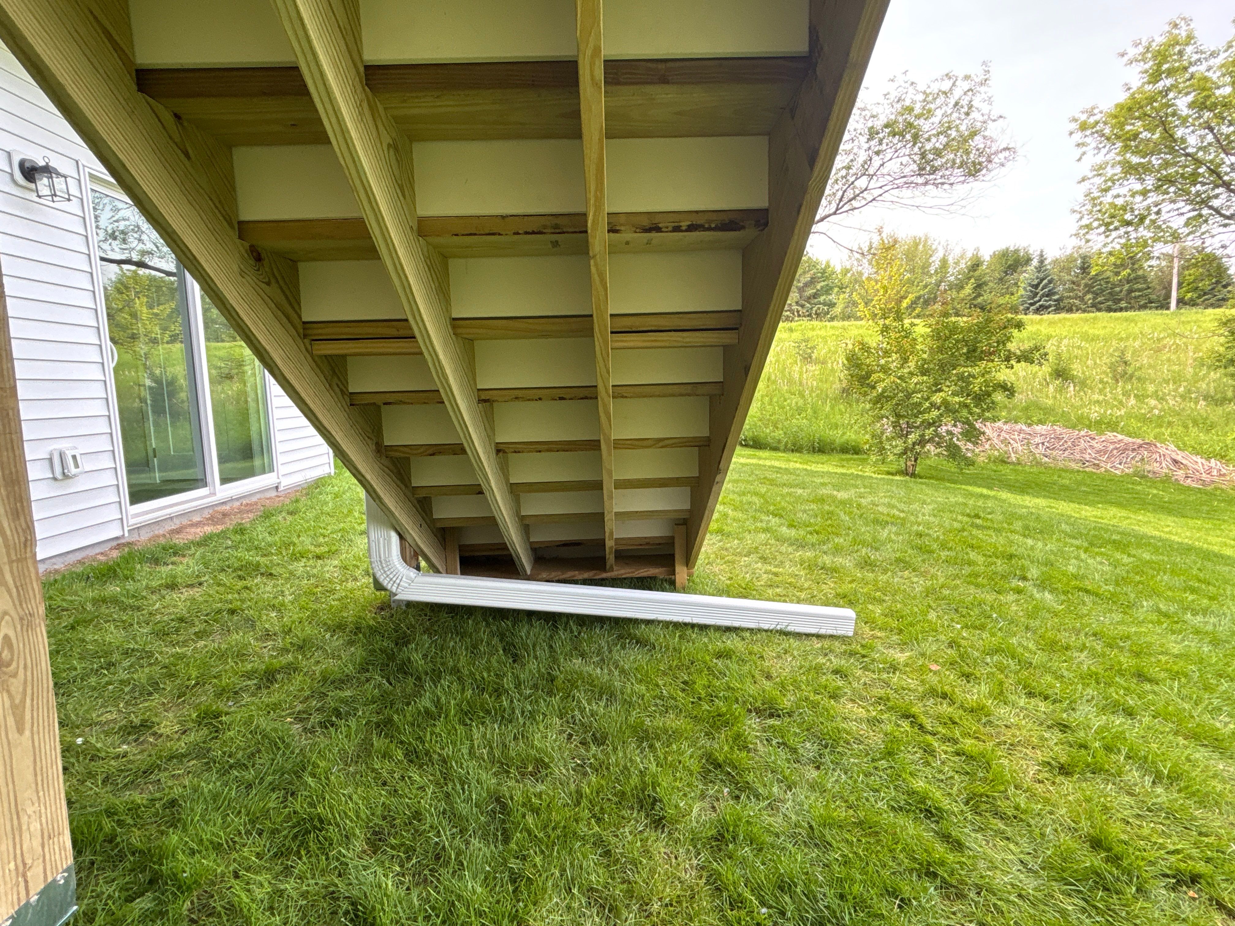 5" Seamless Gutters Installed for Under-Deck System by Next Level Seamless Gutters / Exteriors Inc.
