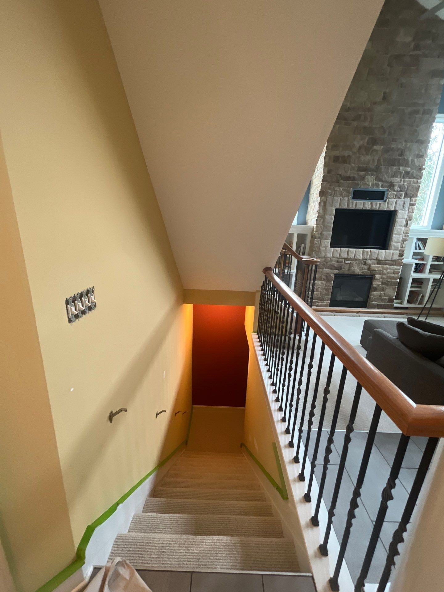 Orange Town Home by Best Buy Painting 