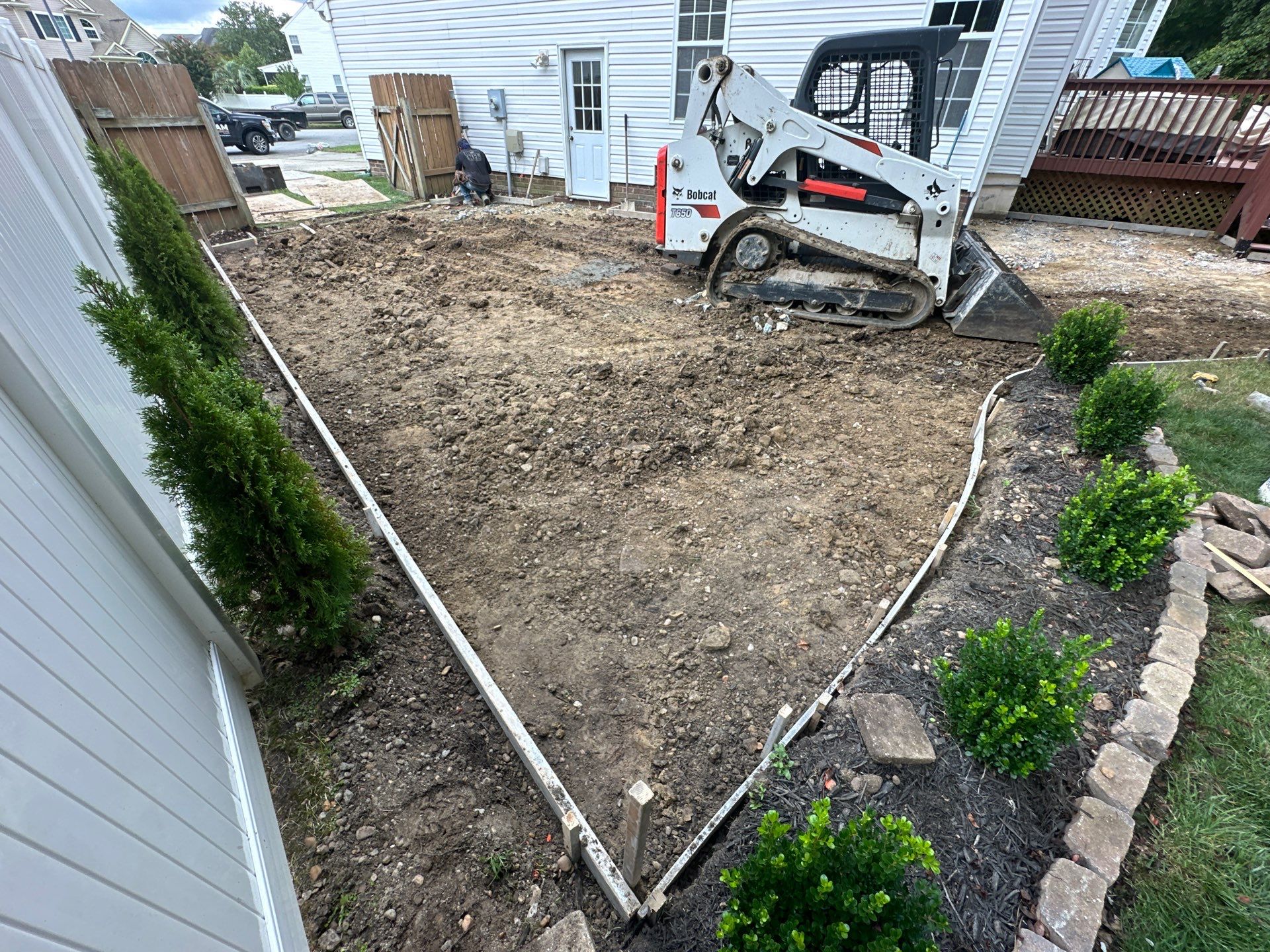 Project in Virginia Beach by Sam The Concrete Man Virginia Beach