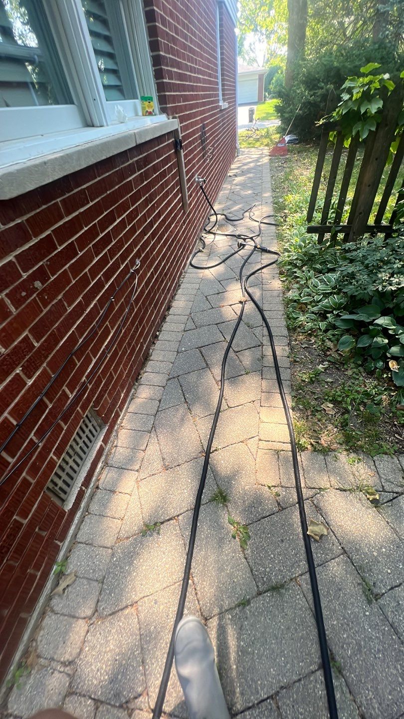 Brick paver clean, sand and seal.  using Surebond SB-1300 by Northern Power Washing LLC.