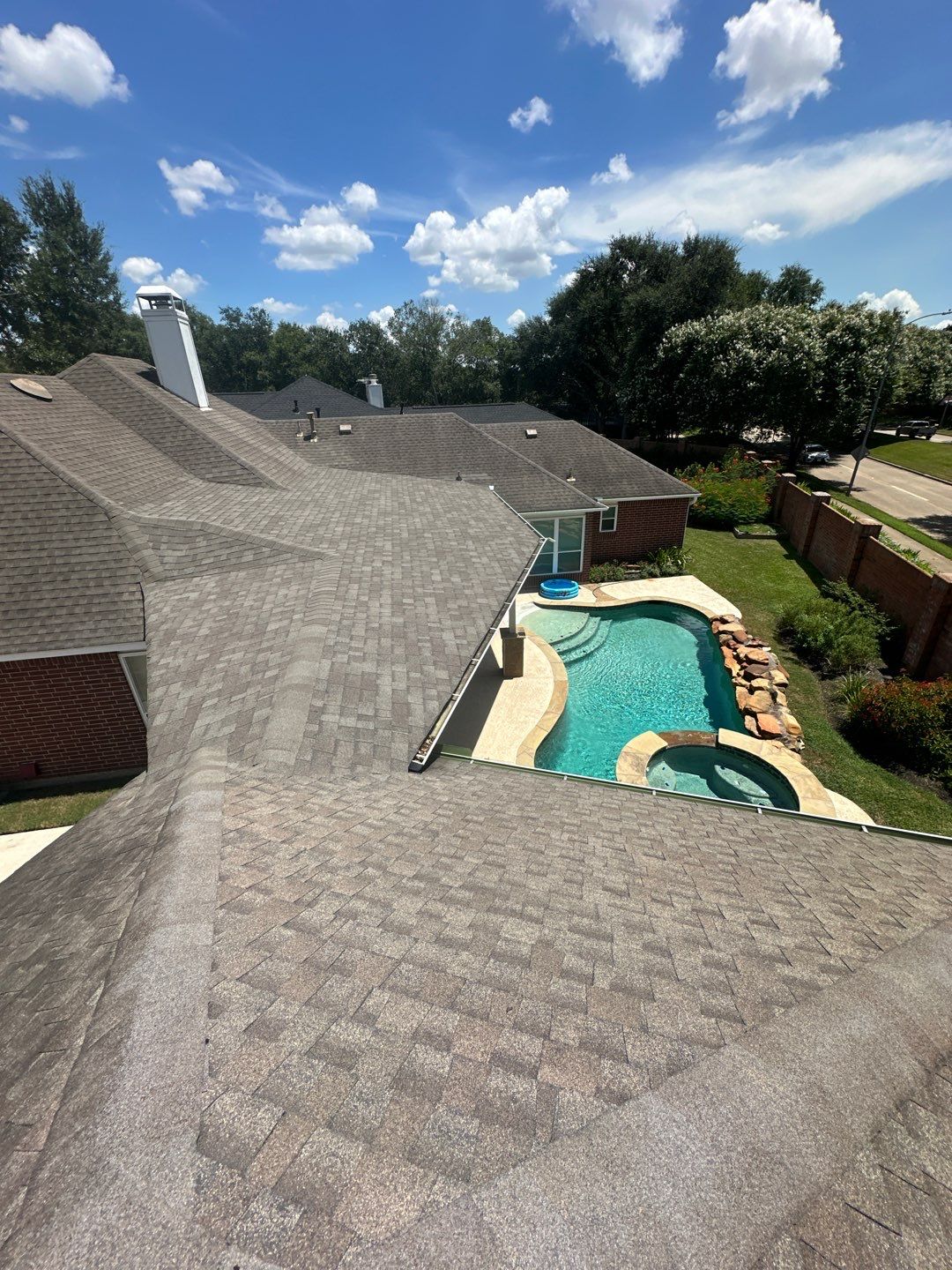 Hail Damage using Owen's Corning Duration (Lifetime) Shingles by Roof Repair Company