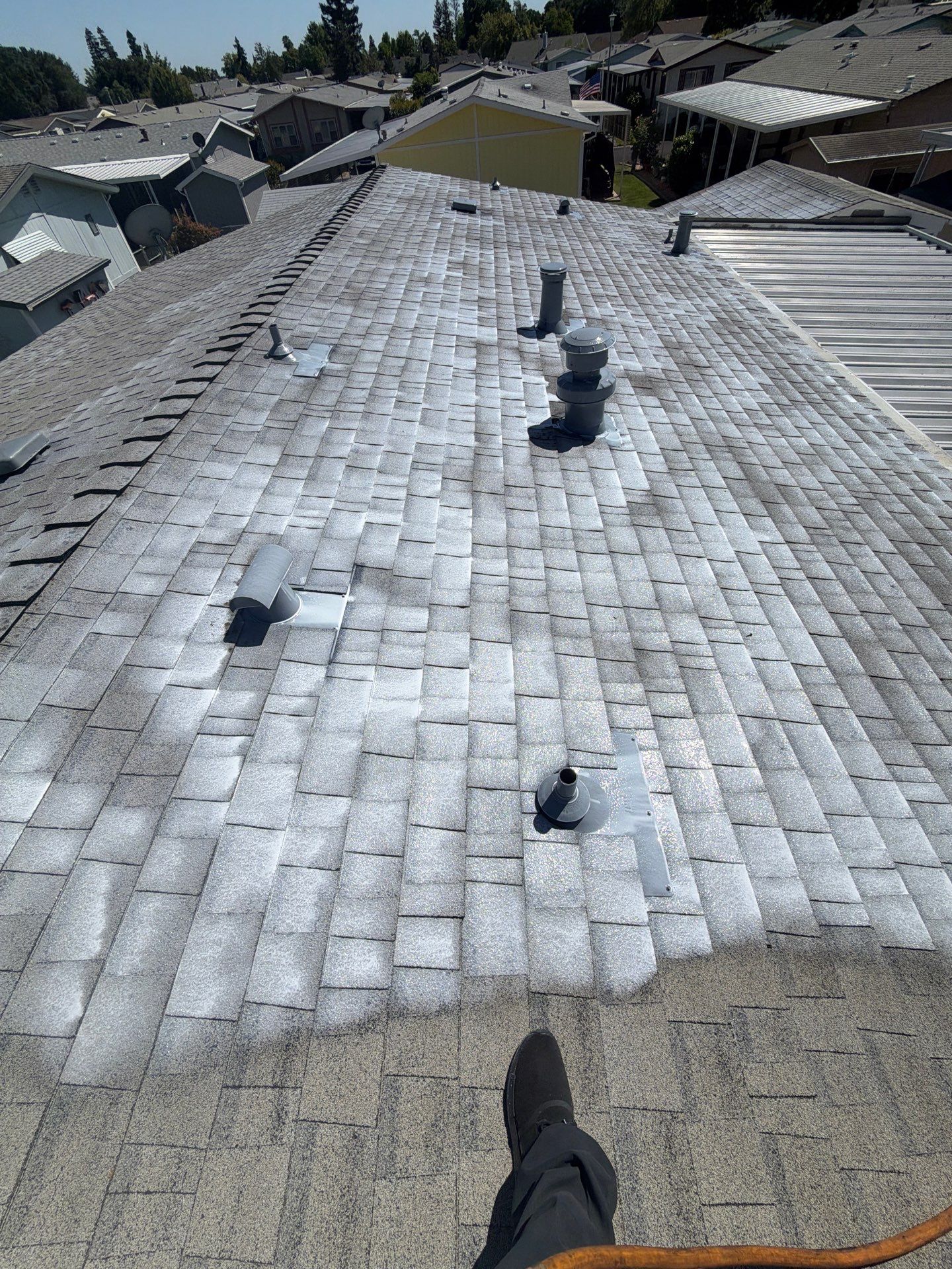 Roof Rejuvenation using Roof Maxx Treatment by Roof Maxx of Folsom