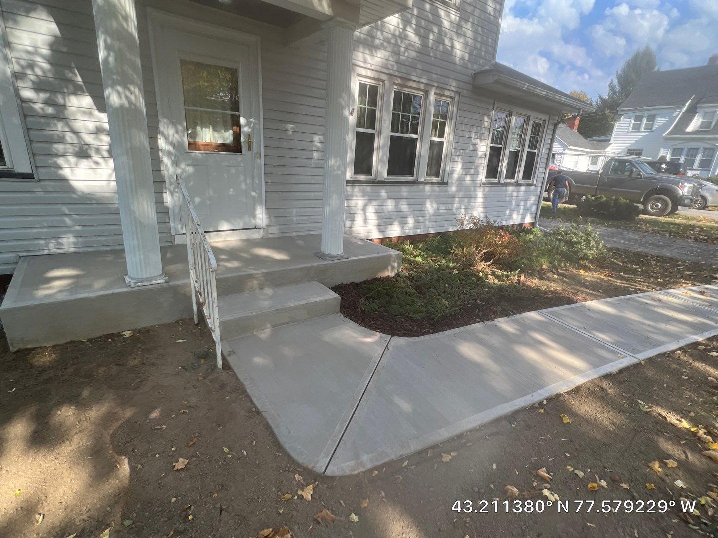 Broom Finish Walkway  by NG Masonry & Construction LLC