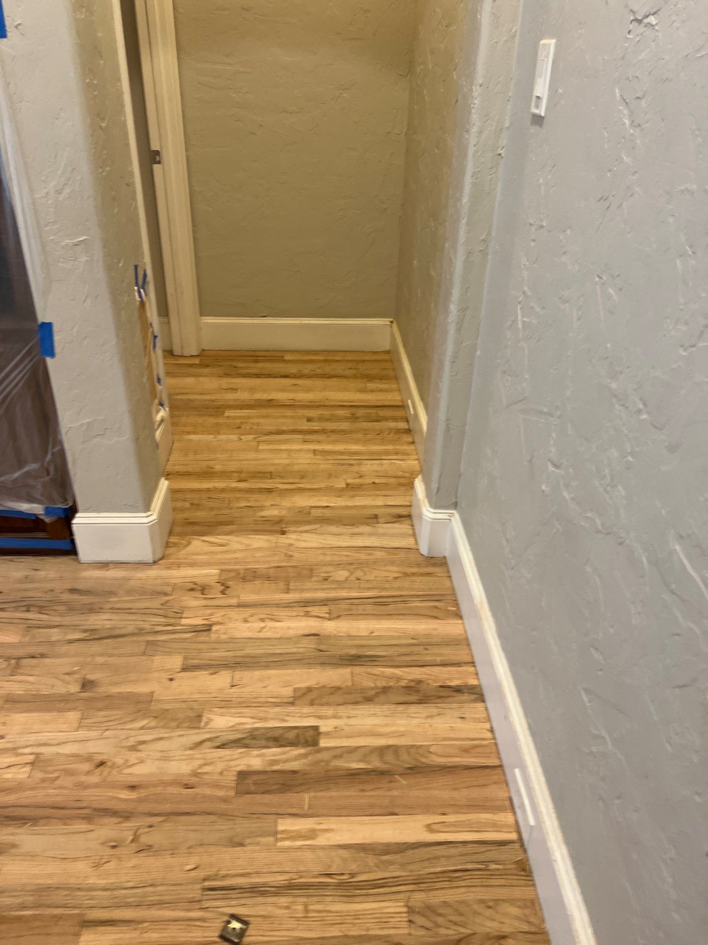In Progress - Repairing wet Hardwood Floors in Colleyville by Bernard Hardwood Floors