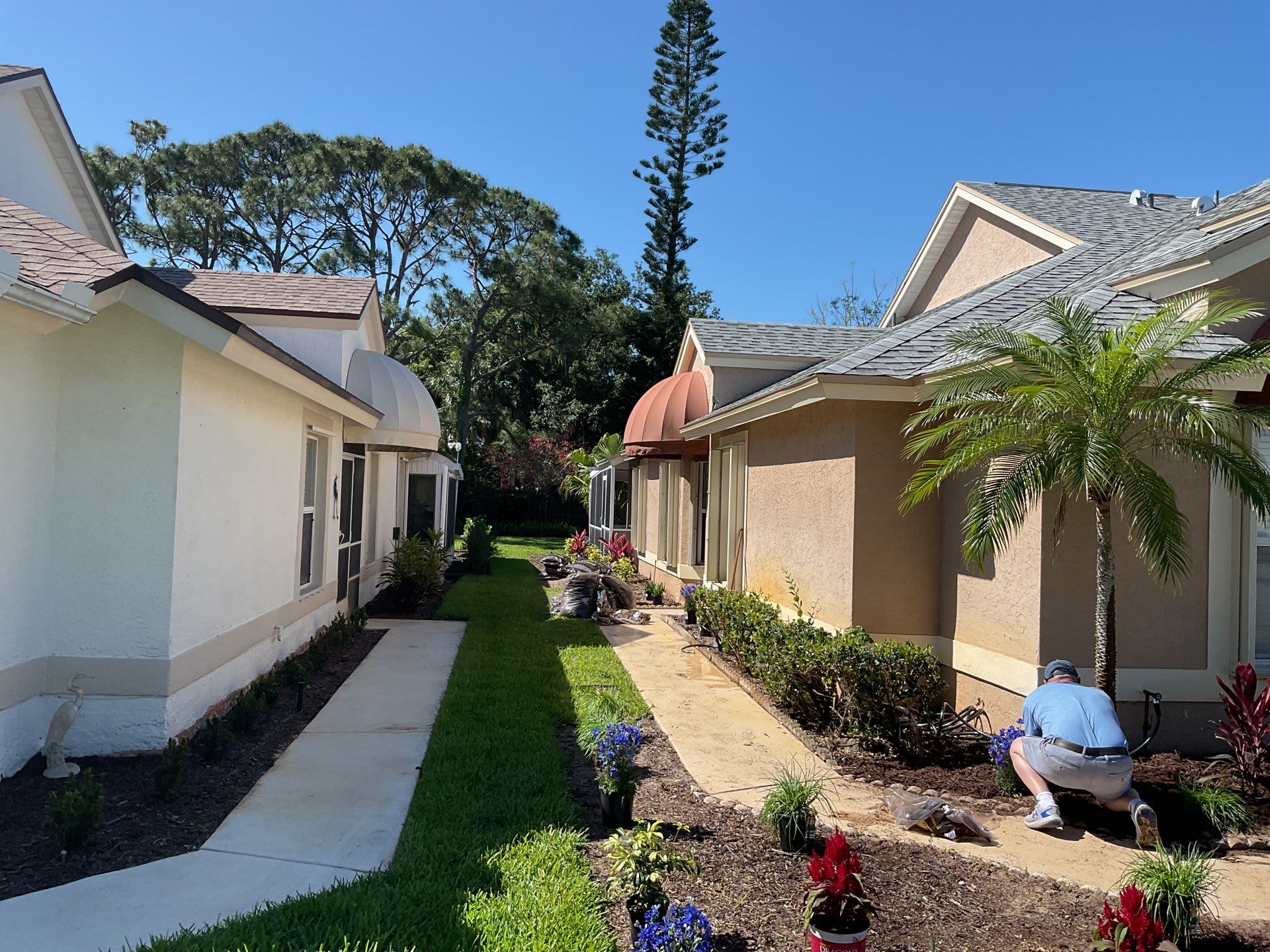Gutter Installation Project in Estero FL by Gutter Professors