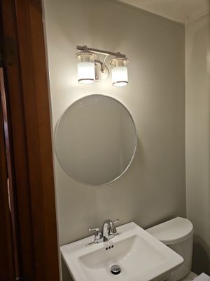 Bathroom Remodel using Luxury Vinyl Plank