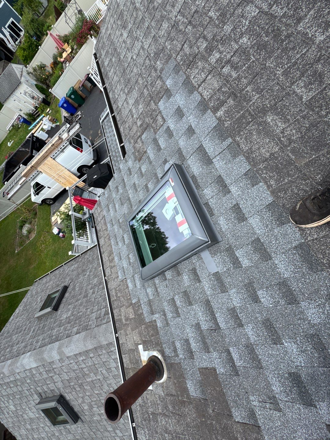 DiGIorgi does a new Velux Skylight in Stratford, CT by DiGiorgi Roofing and Siding Inc