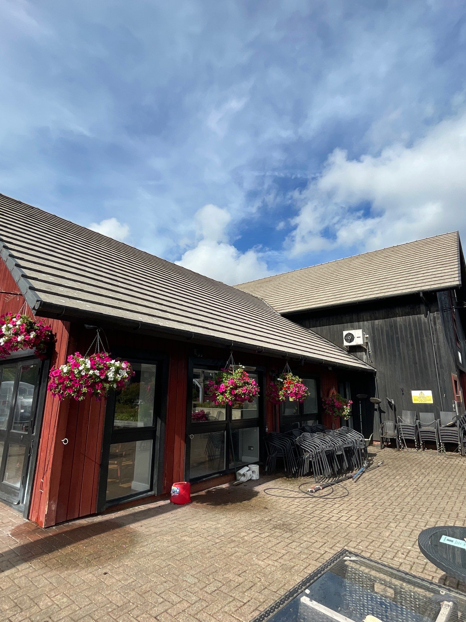 Roof And Render Clean using Honda 15lpm Low Pressure Washing Machine by Ges Exterior Cleaning ltd