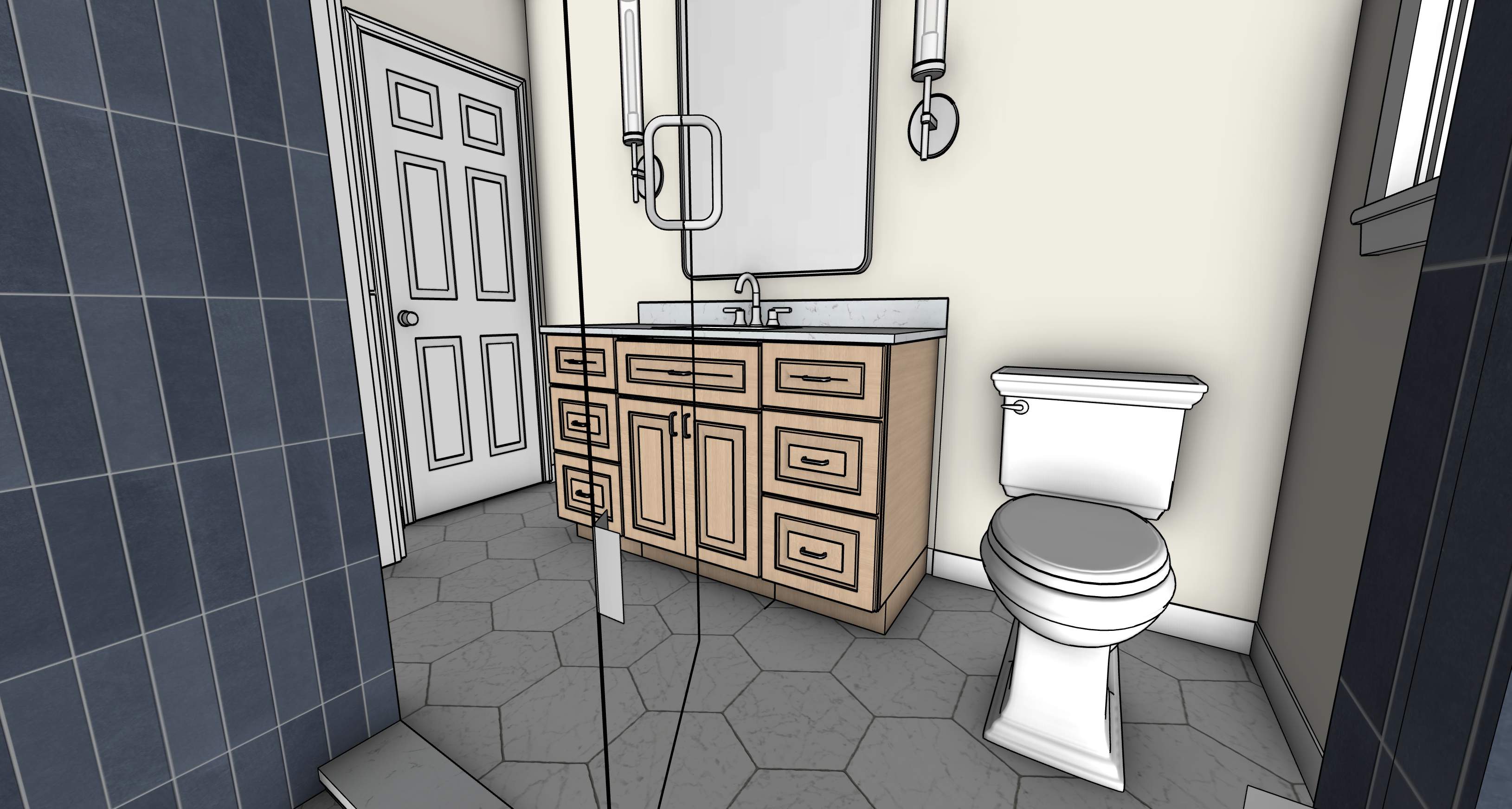 Alamo Heights Guest Bathroom Remodel by Legacy Bath and Kitchen