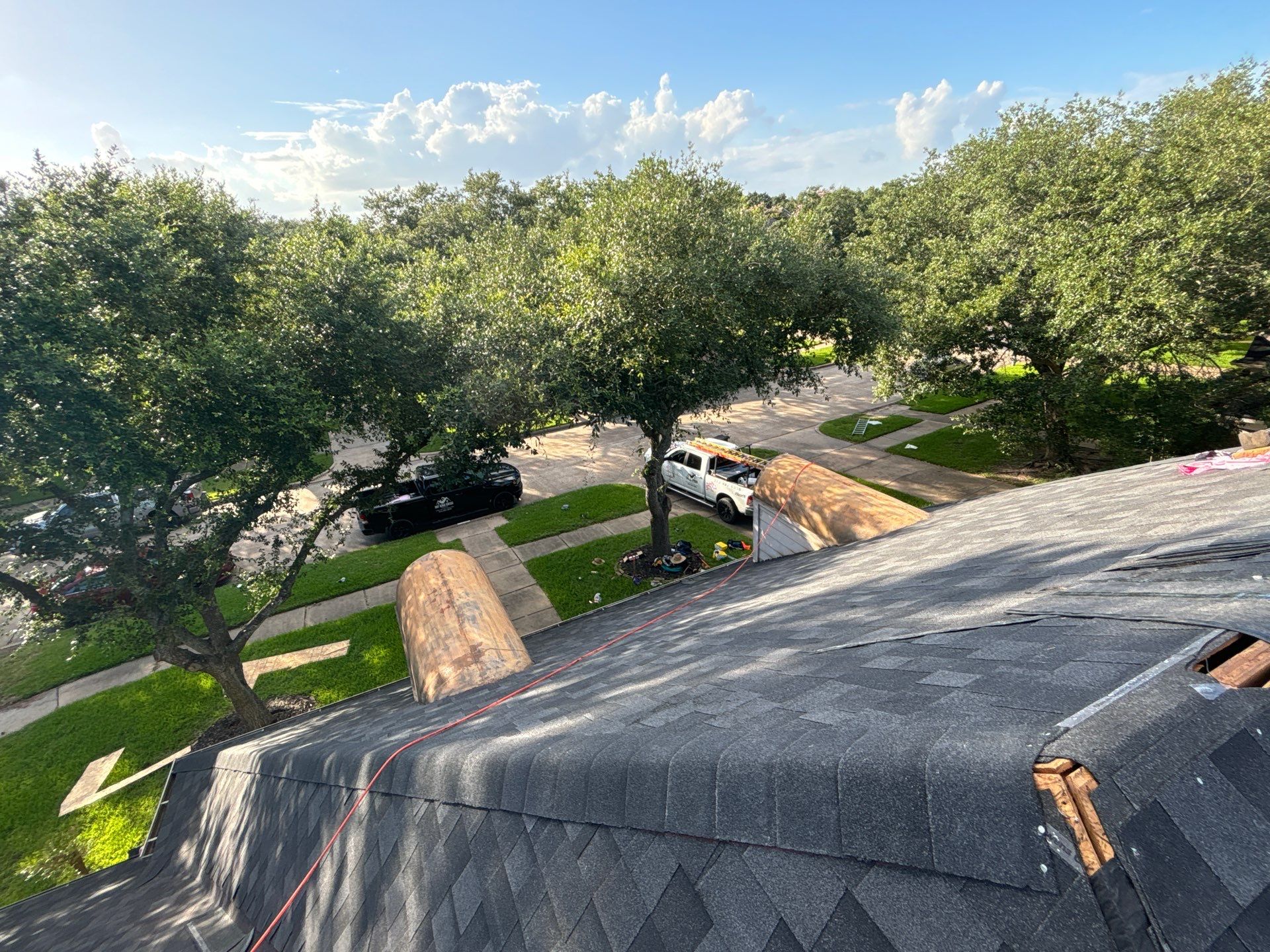 Residential Roofing Installation using Owen's Corning Duration (Lifetime) Shingles by Roof Repair Company