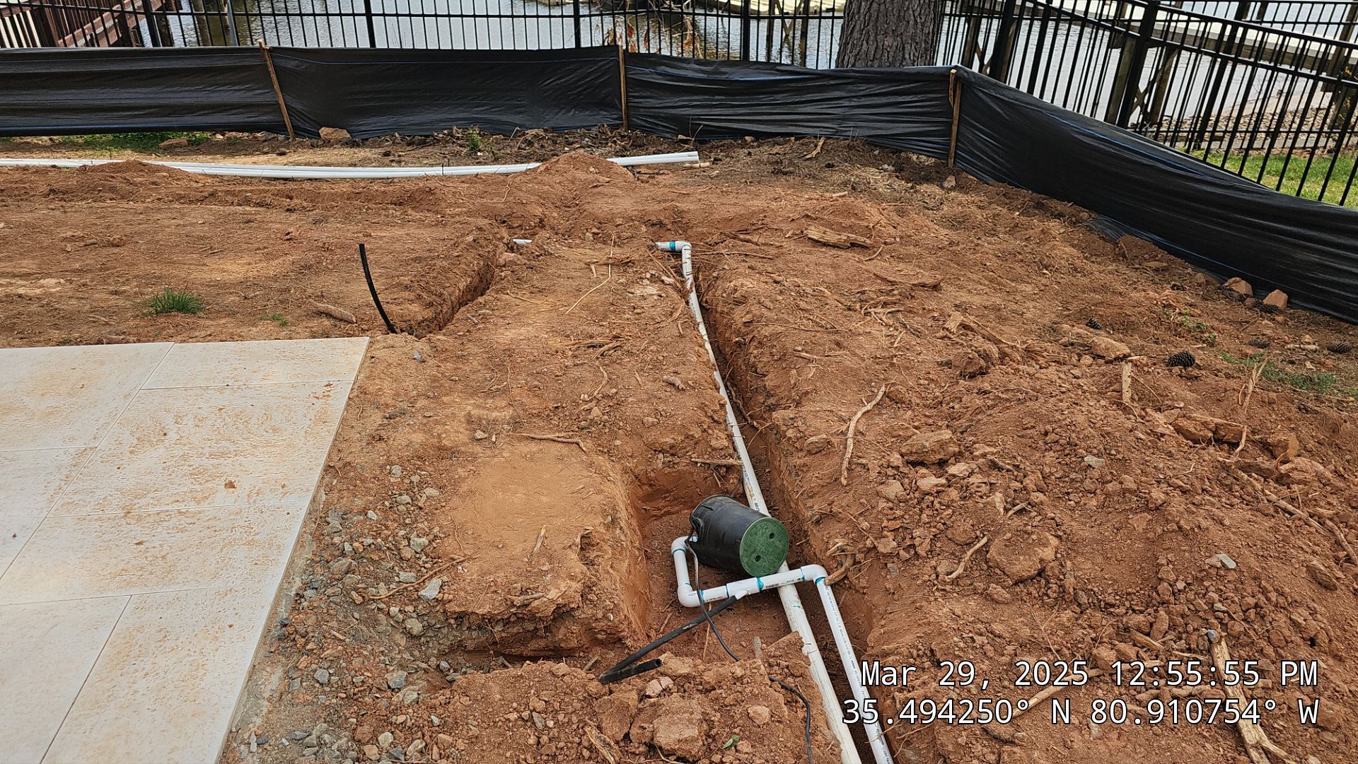 Hardscape Installation using Irrigation by Carolina-Metro Landscape, Inc