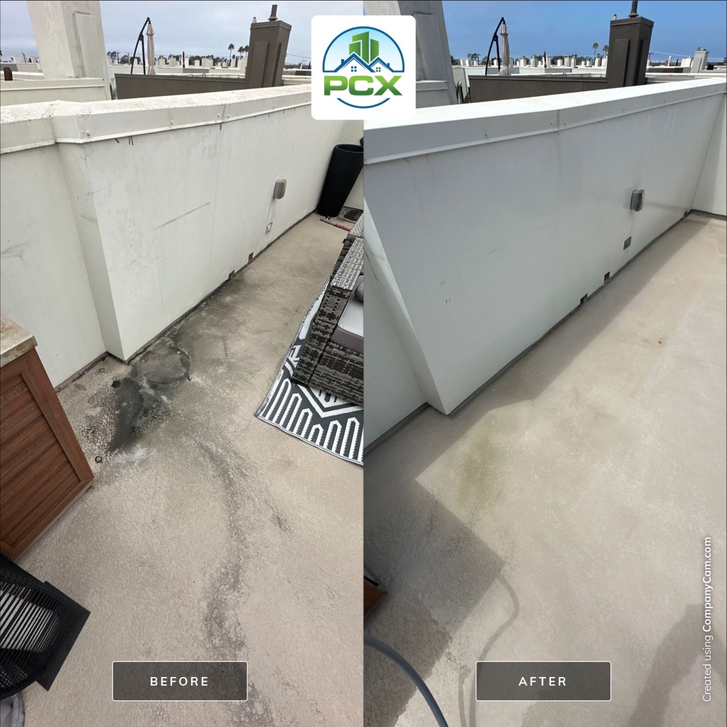 House washing in Newport Beach, CA by Property Cleaning Experts, LLC