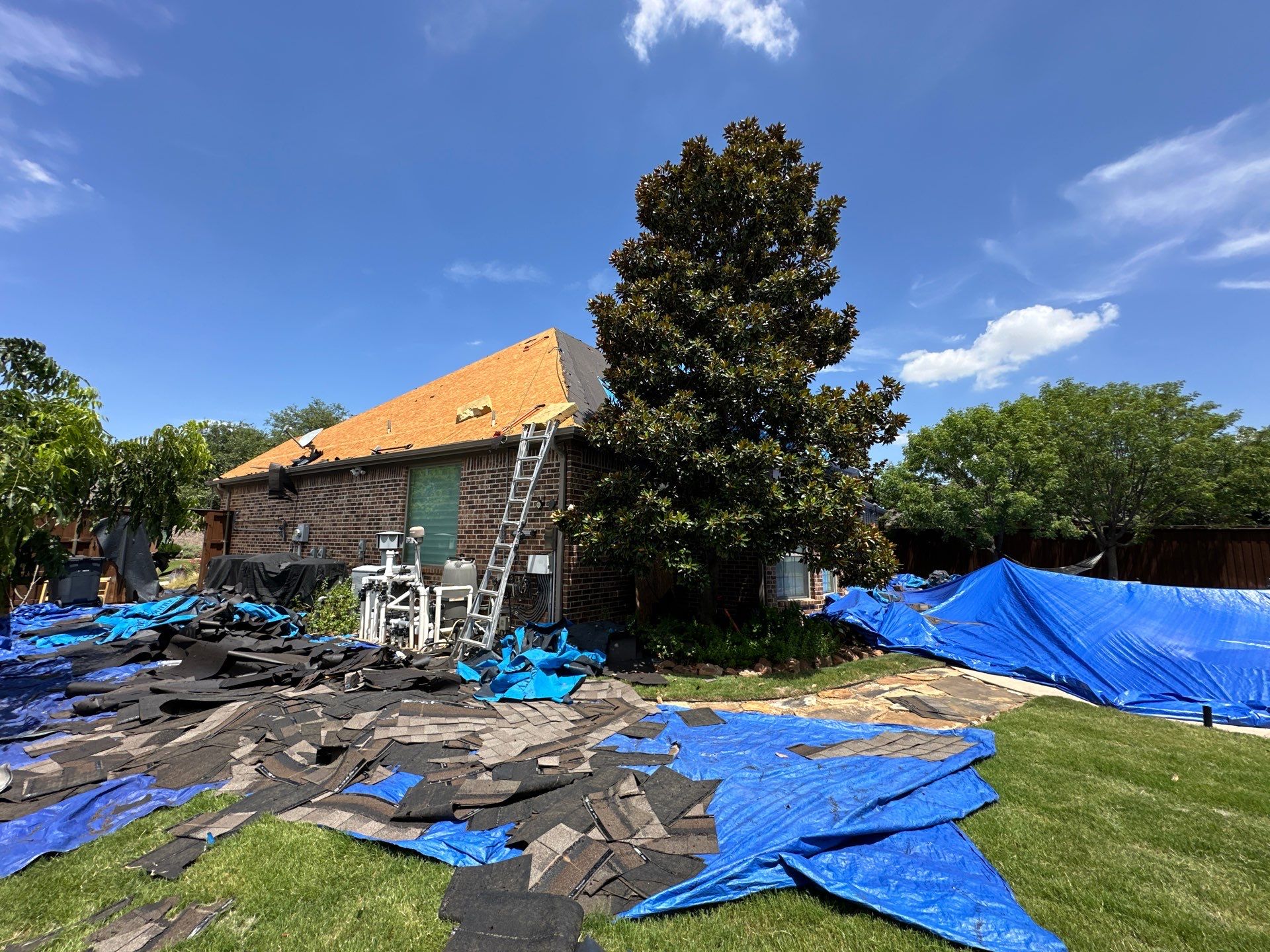 Residential Roof Repair using IKO Dynasty Class 3 Impact Resistant Shingles by Becker Roofing and Exteriors