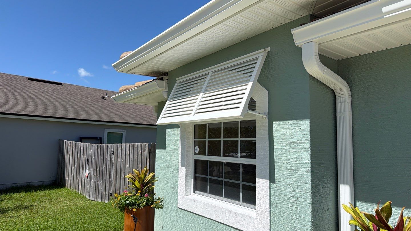 Decorative Bahama Shutters by Smart Guard Shutters