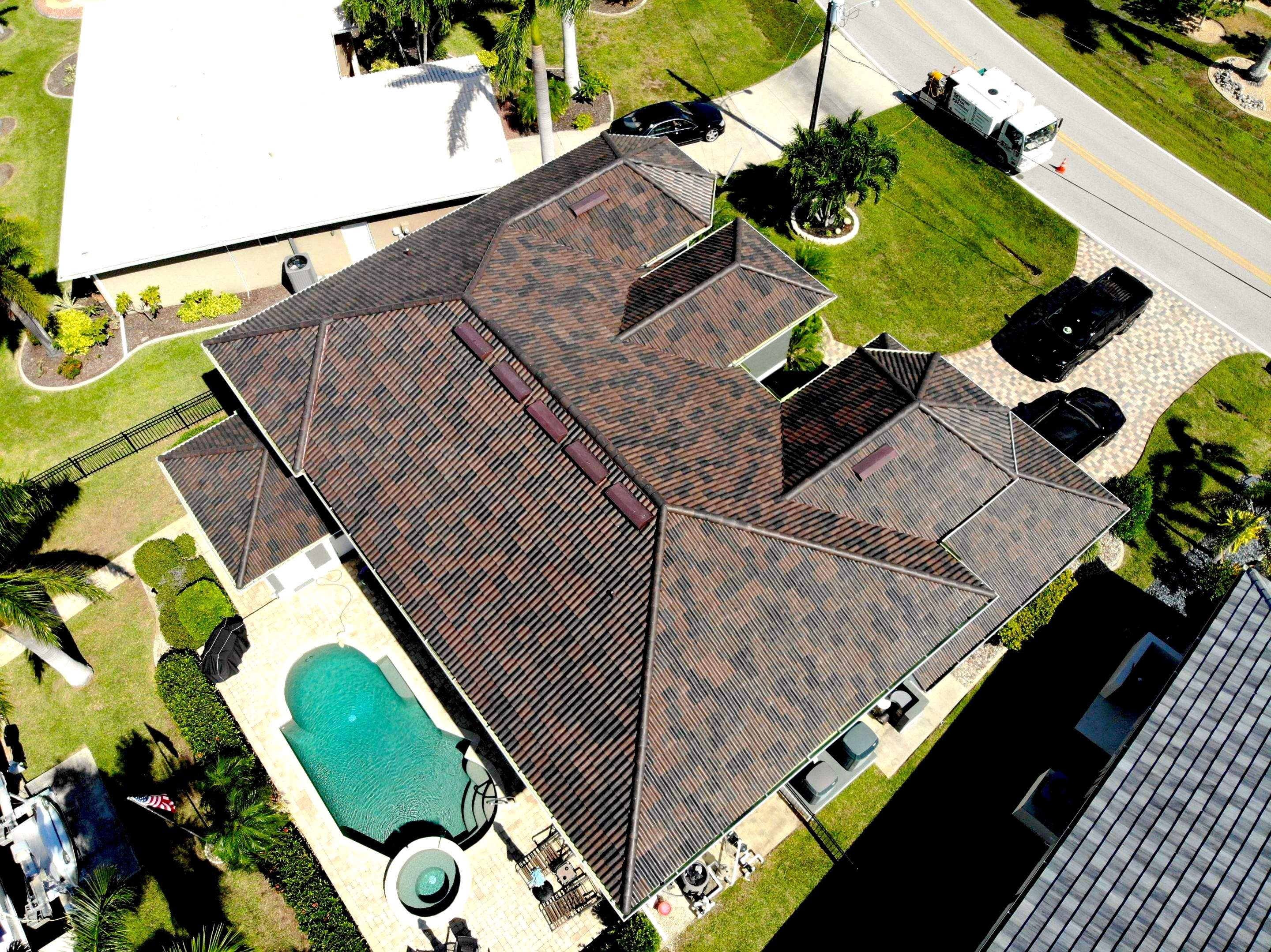 Residential Roofing Installation using Brava Spanish Tile in Punta Gorda, FL by International Roofing