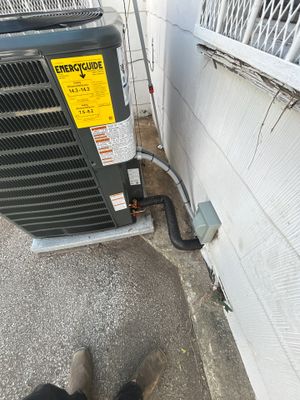 San Antonio HVAC System Replacement with New Concrete Condenser Pad