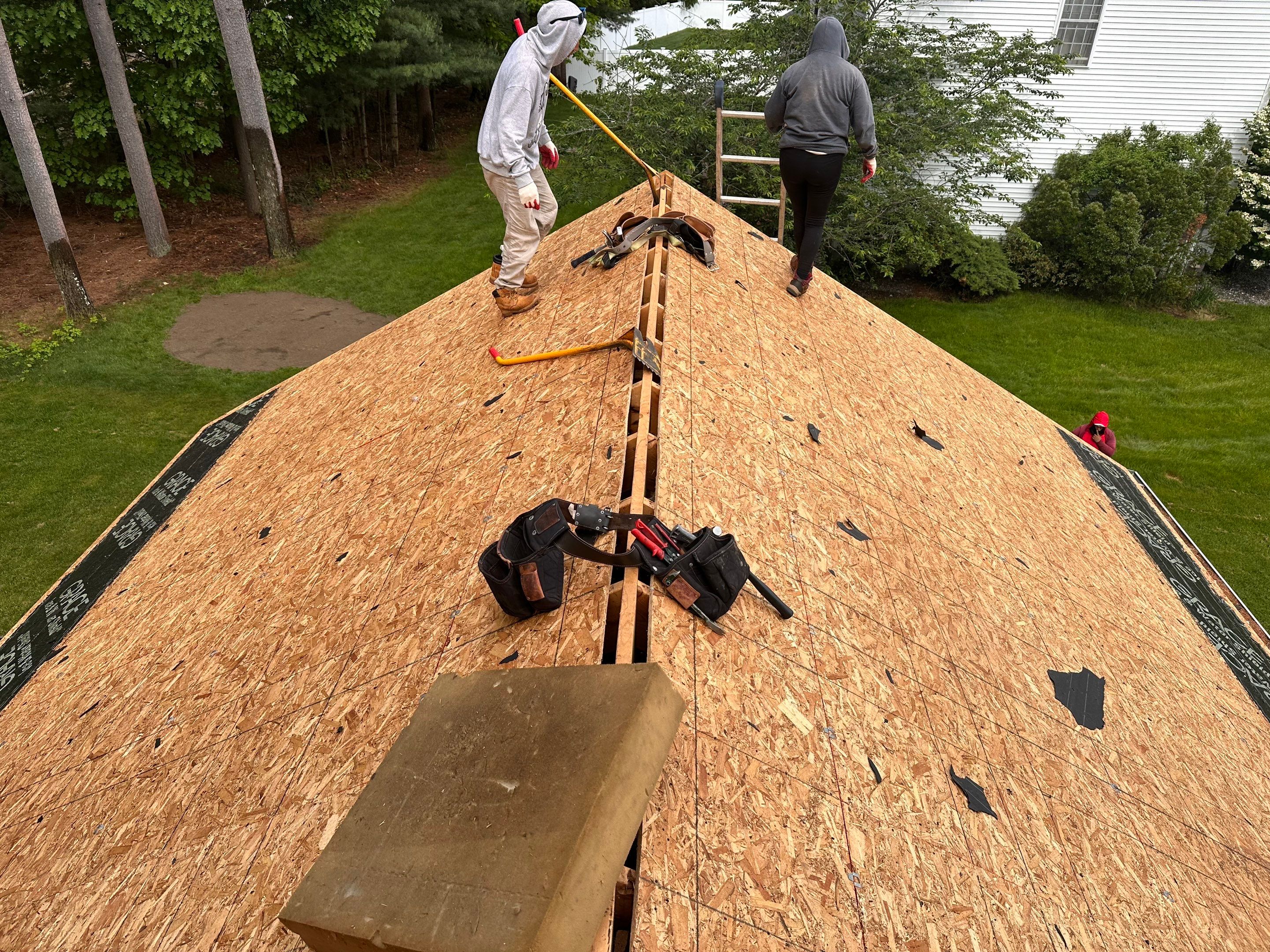 Architectural Asphalt Shingle Roof Installation for Manchester Colonial by Tall pine roofing