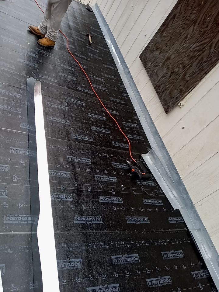Its to Hot! Insulate this roof by Bayfront Roofing and Construction