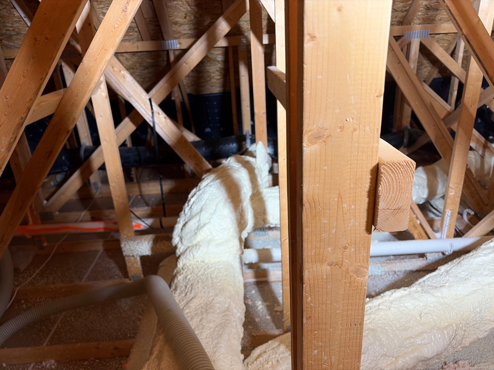 Sanitizing and Transforming a 2,100 sq ft Attic for a Better Home Performance by Home Environment Solutions