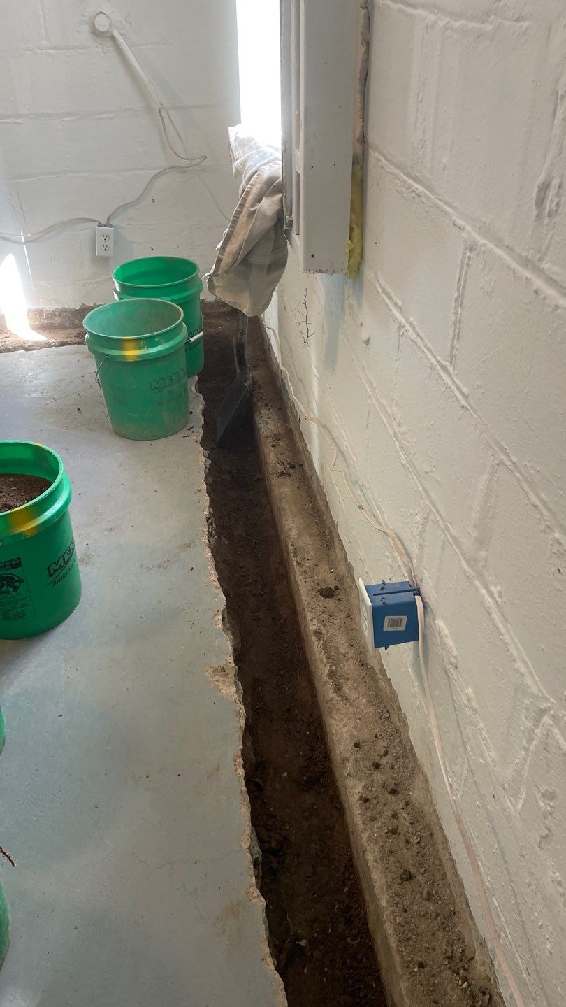Basement Waterproofing for Kristi & Danny in St. Paul by Waterproofing Northeast