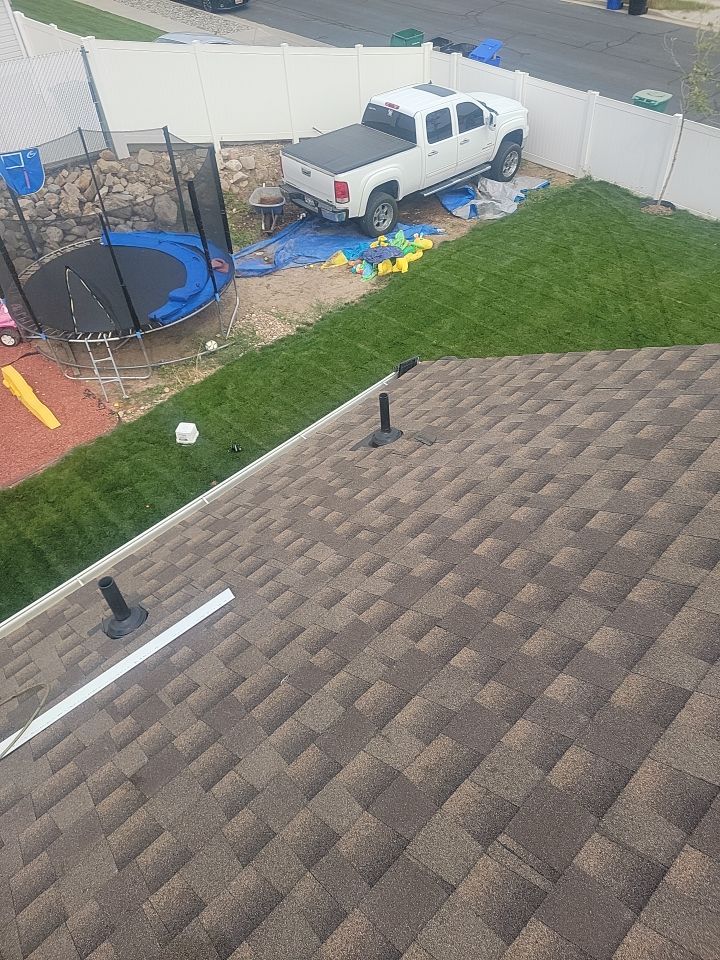 Storm Damaged Roof using GAF Timberline HDZ - Lifetime Shingle by The Roof Doctor