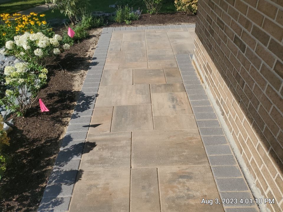 Brick paver clean, sand and seal. using Surebond SB-1300 by Northern Power Washing LLC.