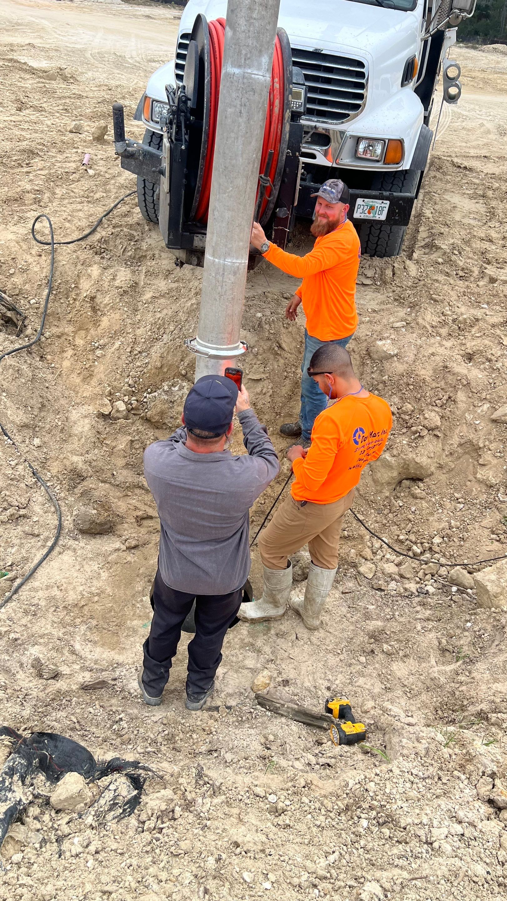 New Residential Construction Community Sewer System Cleaning by APS Power & Water