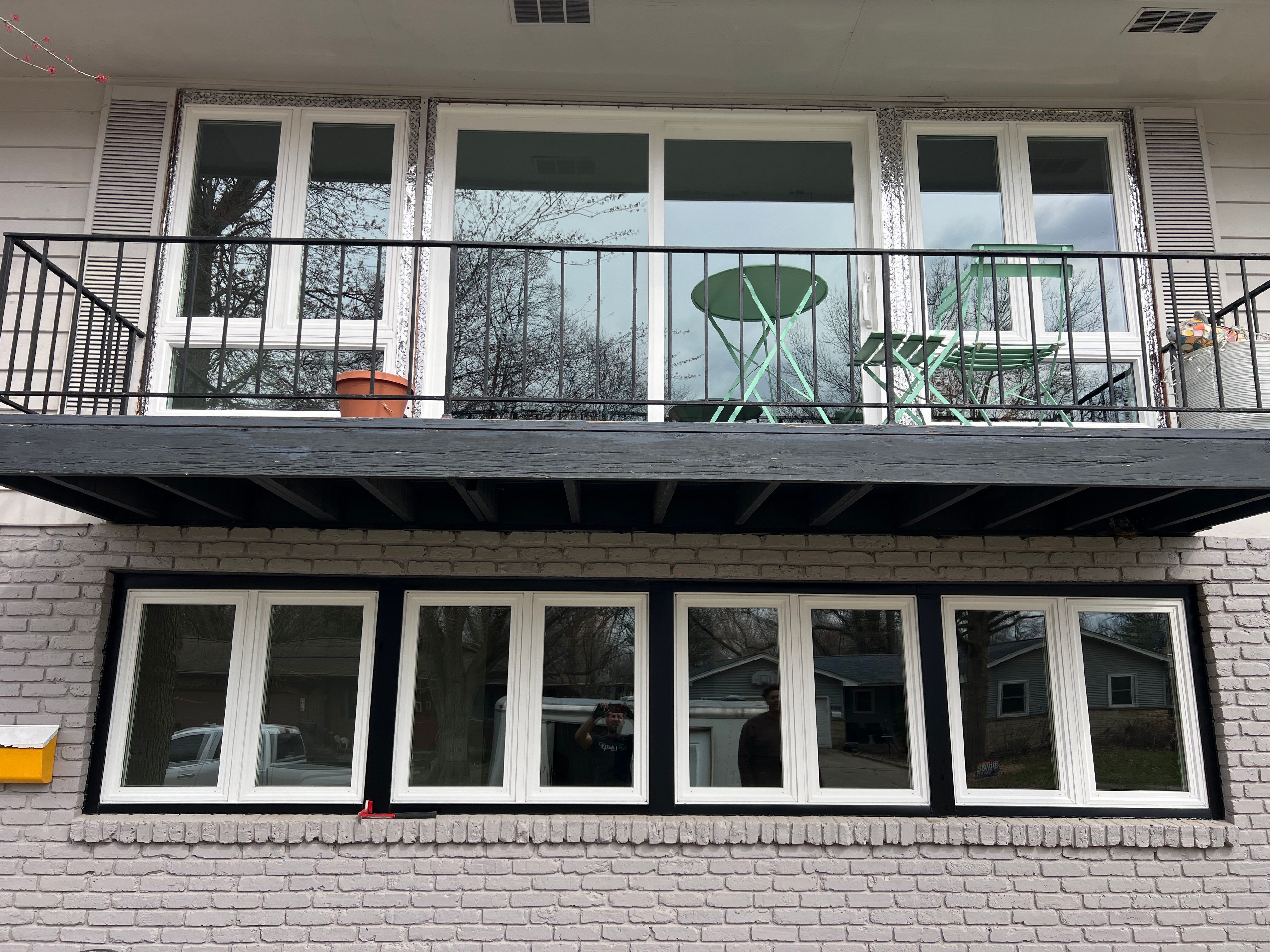 Window Installation using Pella 250 series vinyl window by United Windows and Siding LLC