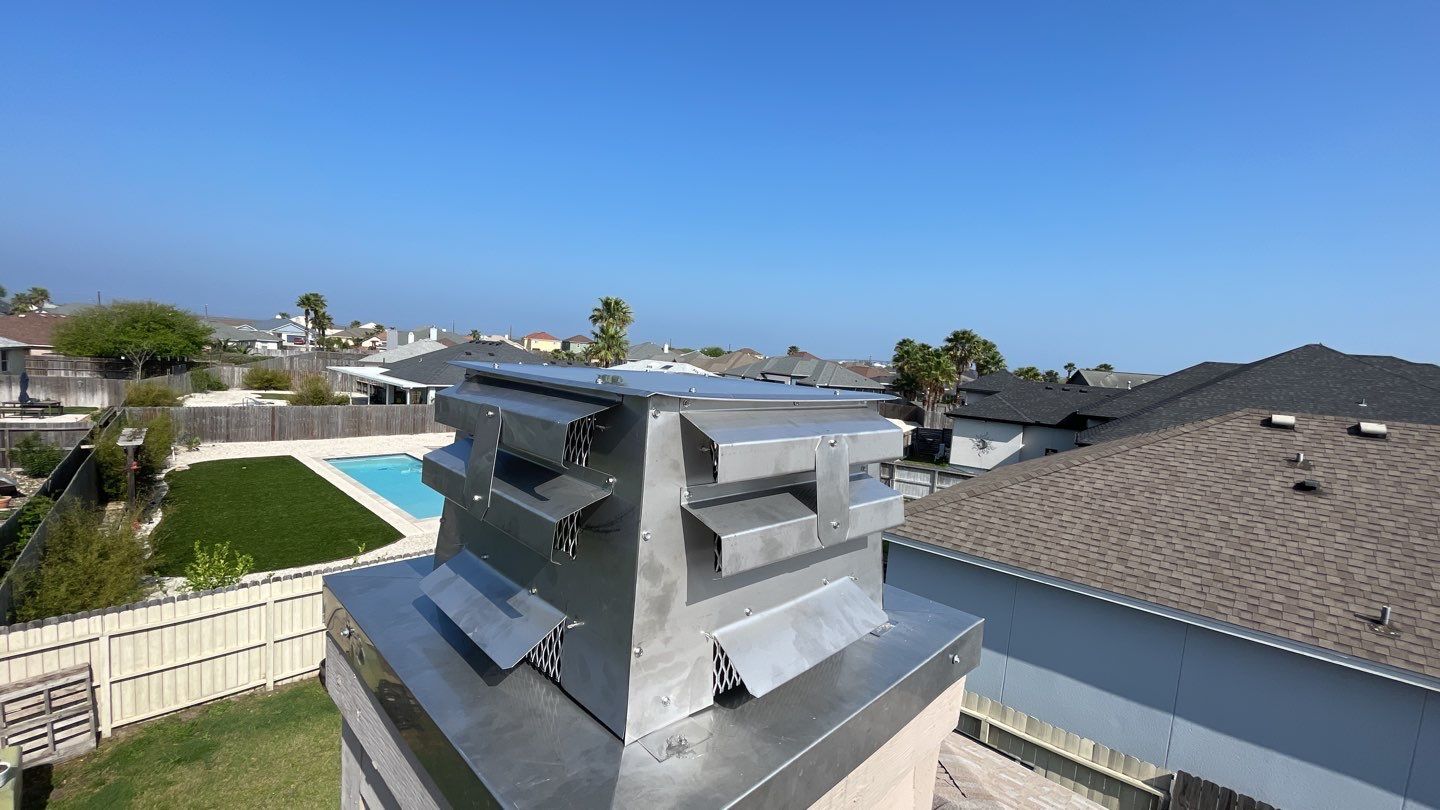 Chimney Cap Replacement With Stainless Steel by Lighthouse Roofing