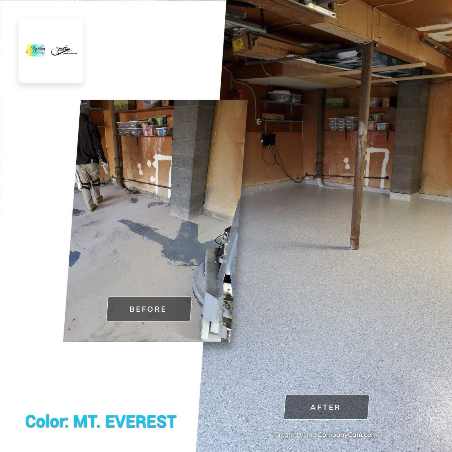 Garage Floor Coating in Mt. Everest by Spectrum Painting, LLC
