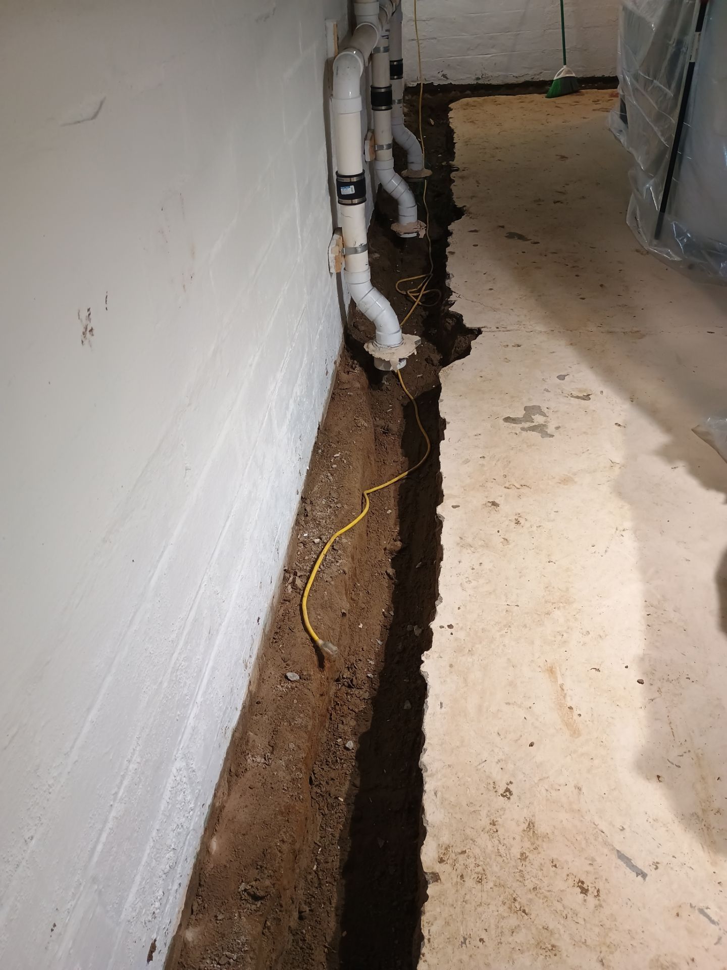 Another Drain Tile Project in the Books by Waterproofing Northeast