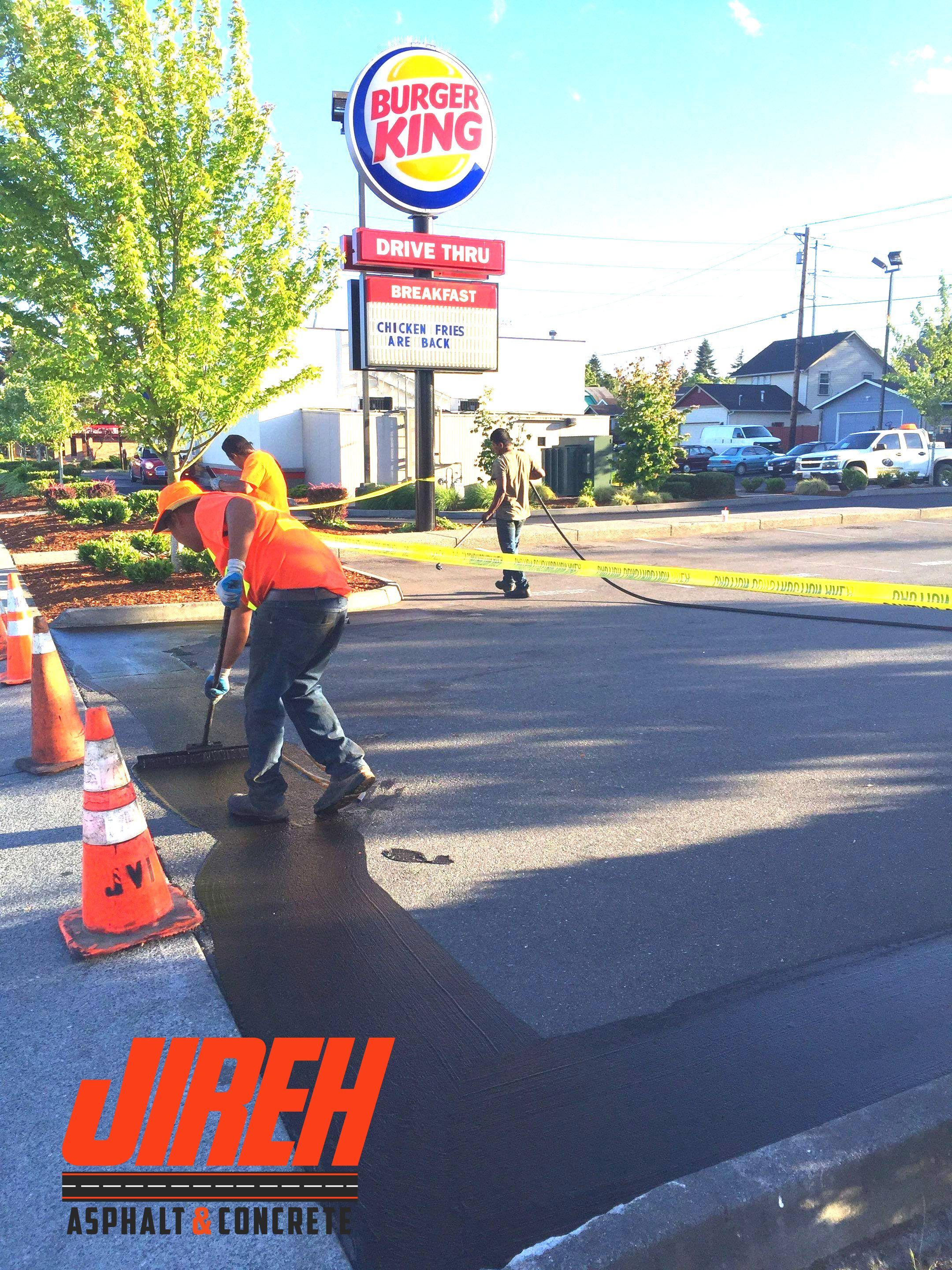 Burger King Everett  by Jireh Asphalt & Concrete Inc 