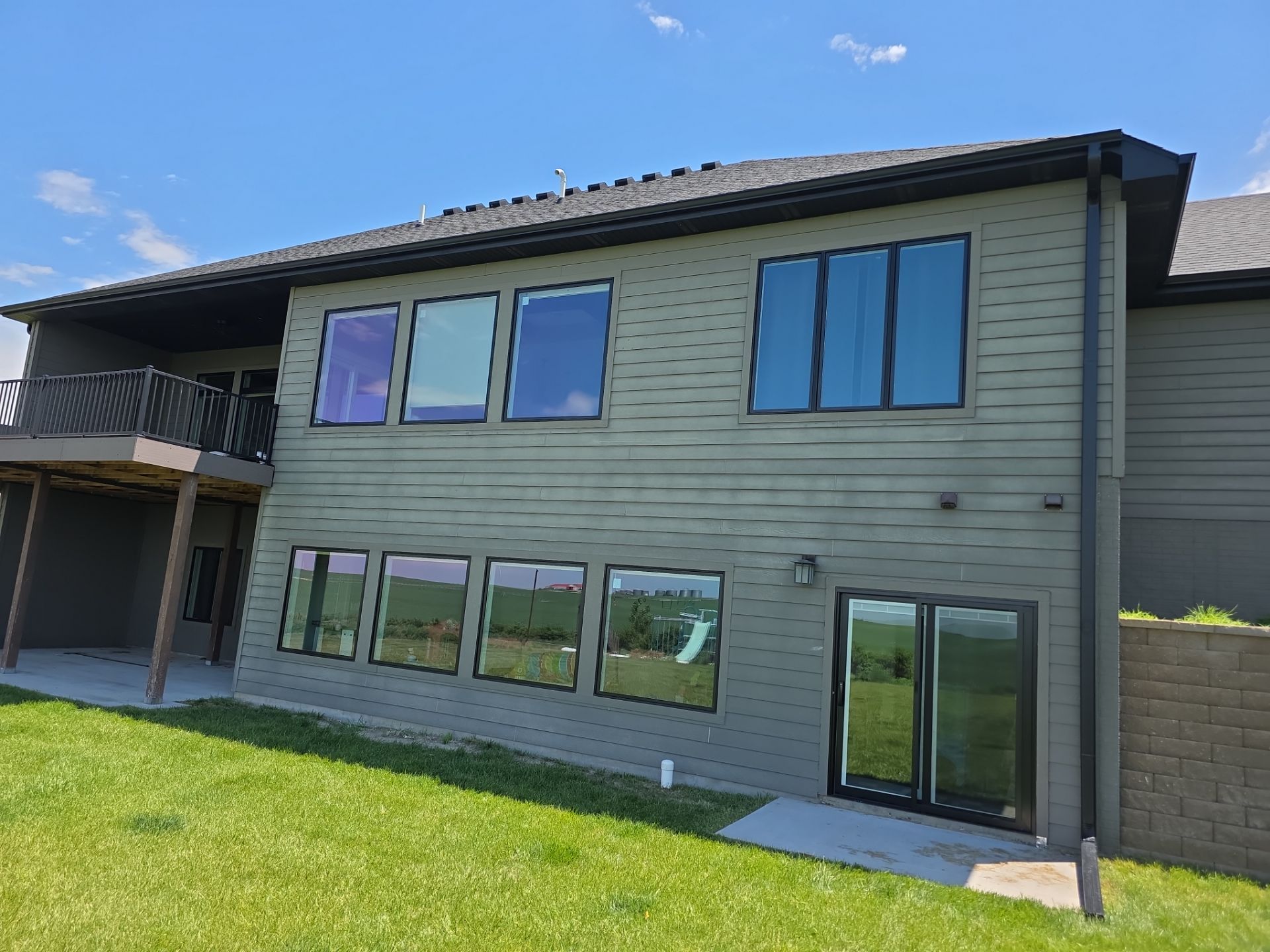 Pella Window and Seamless Gutter Installation in Ravenna by Loyal Nine