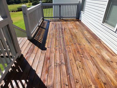 Deck using Wood Sealant