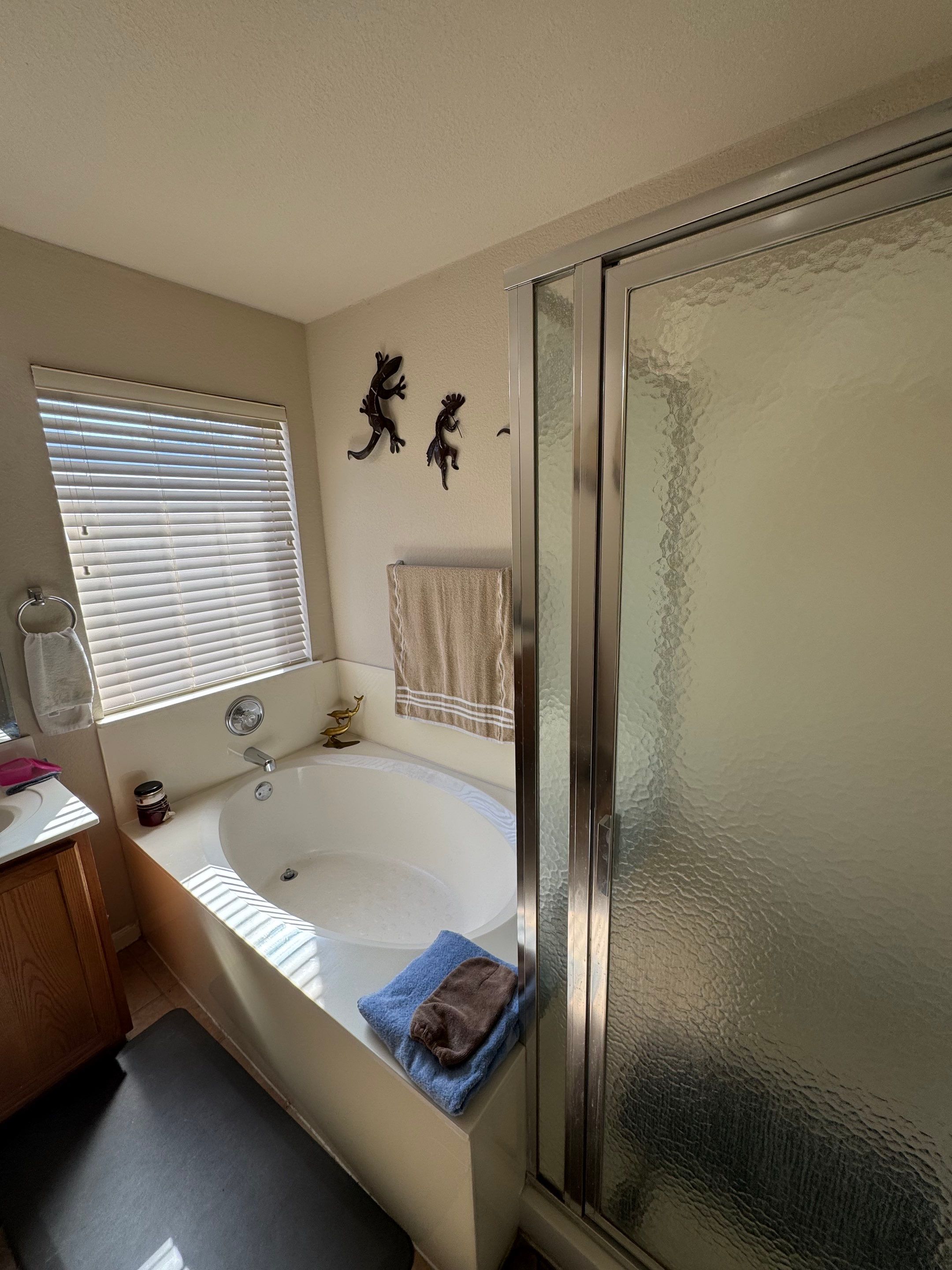 Tub and Shower to Large Walk-in Shower in Kyle by Lane Lauritsen - The Hill Country, Texas