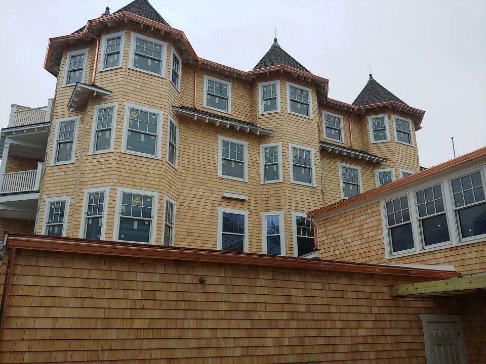 6″ Copper Gutter Installation At The Harbor View Hotel! by Gutter Pro Enterprises