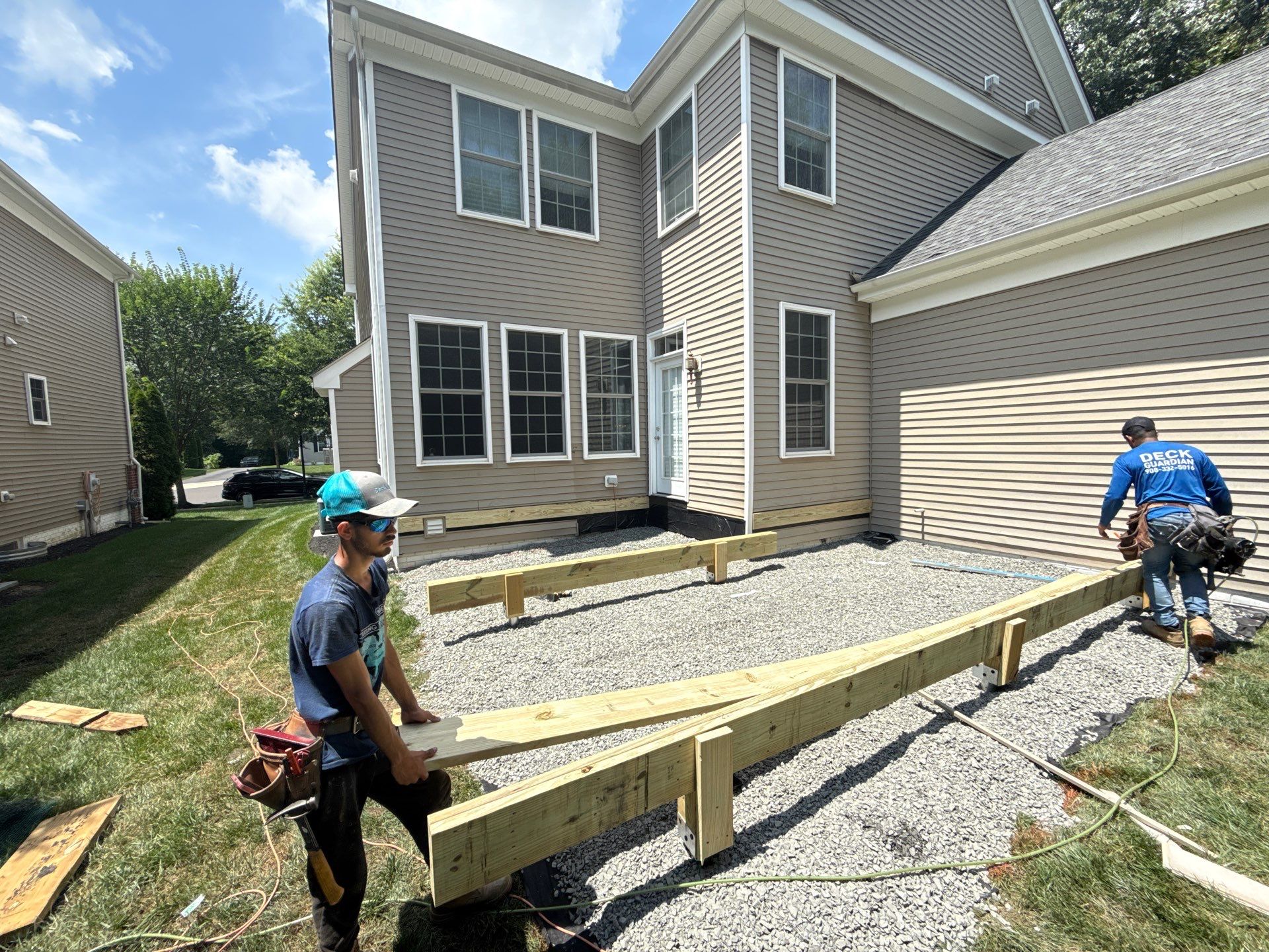 Project in Chesterfield Township by deck guardian